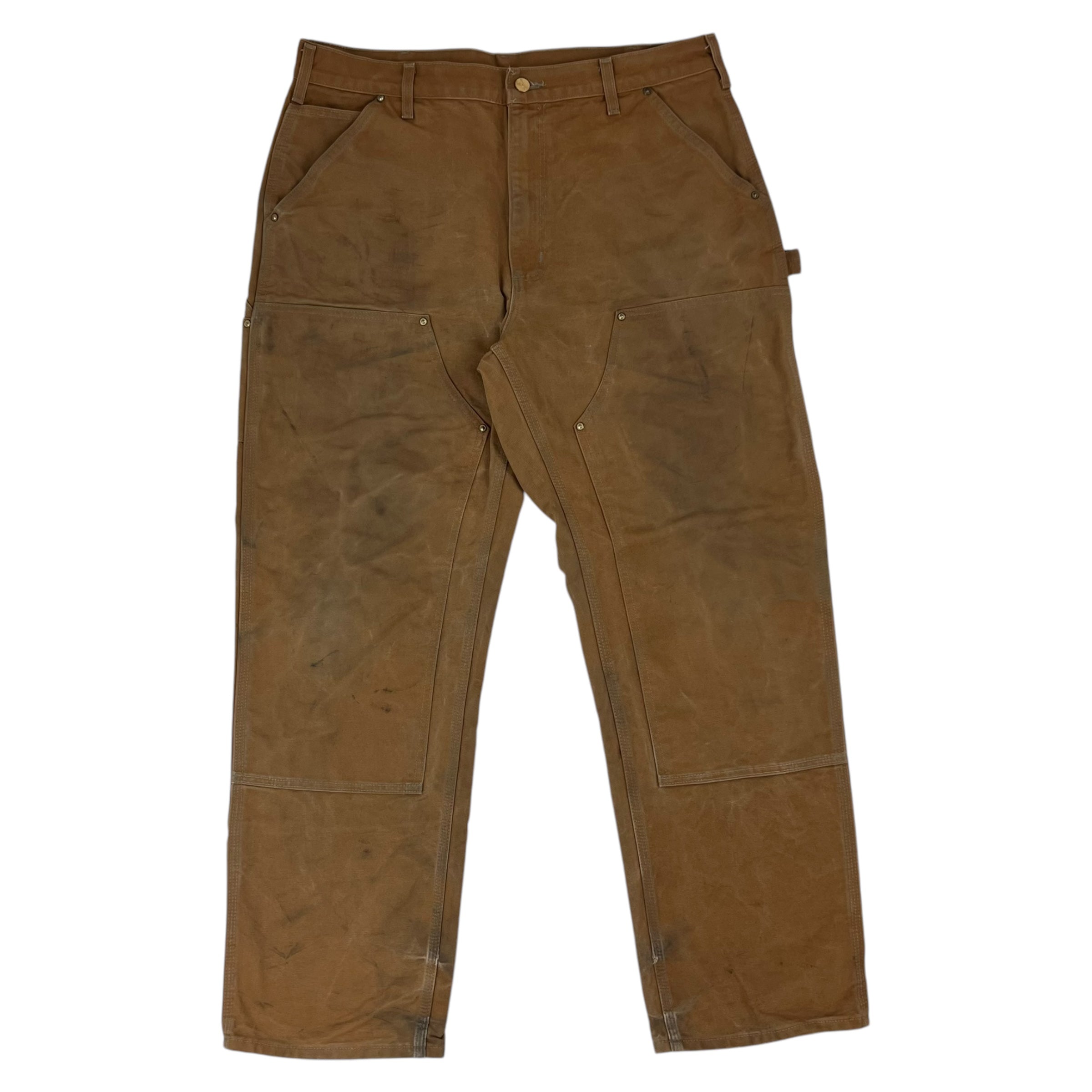 Vintage Carhartt Double Knee Work Pant Tan