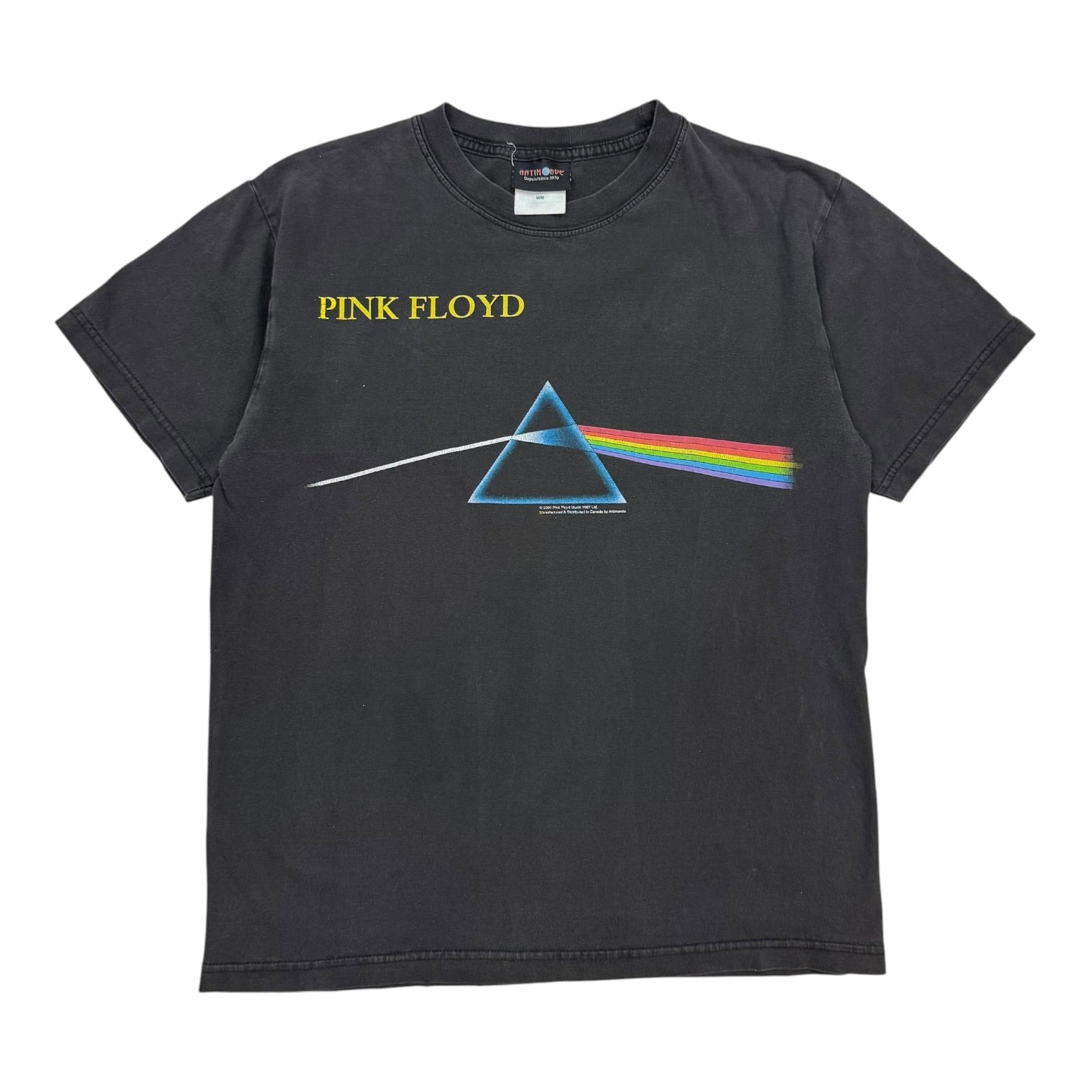 2001 Pink Floyd Dark Side Of The Moon Tee Black