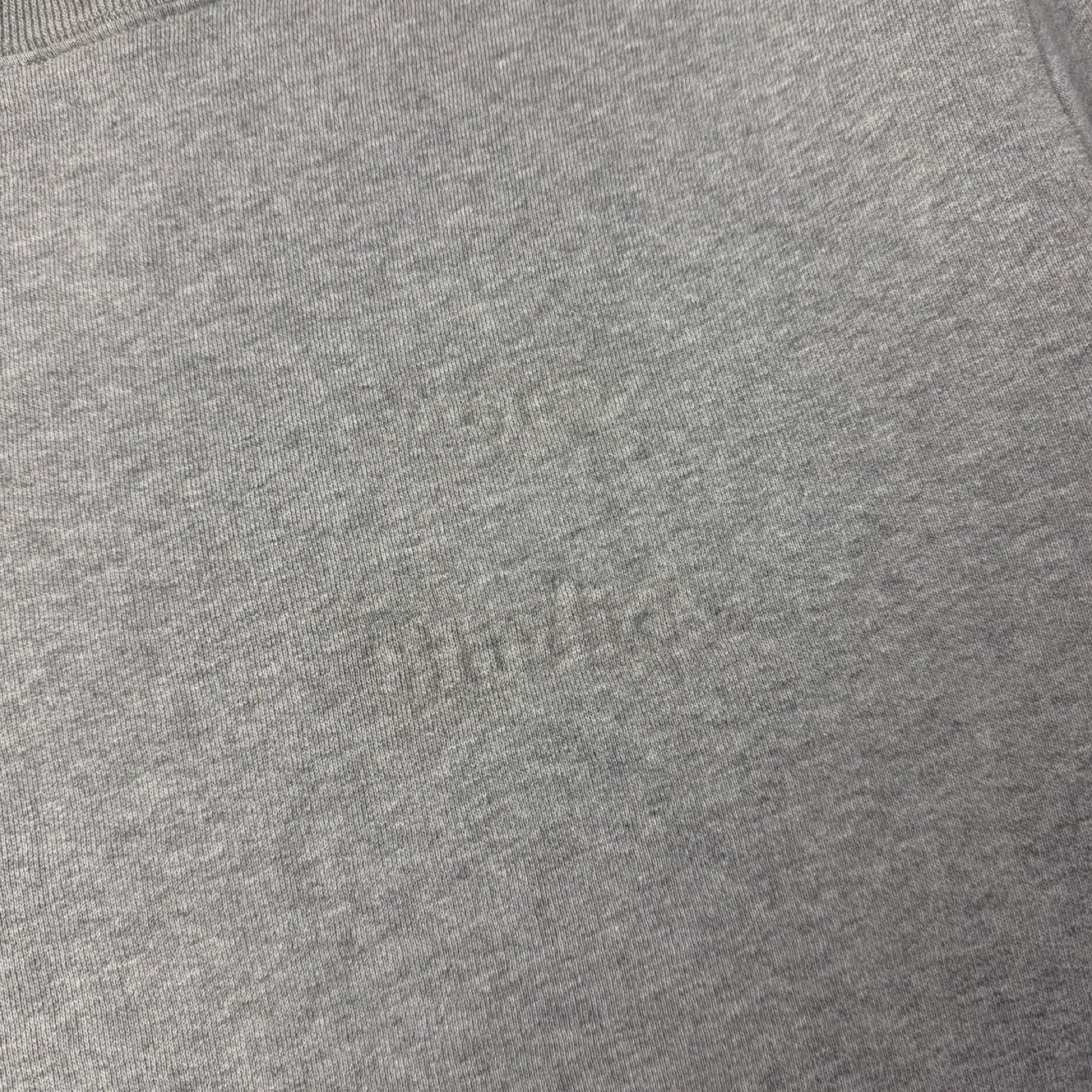 Acne Studios Embossed Logo Crewneck Grey Heather