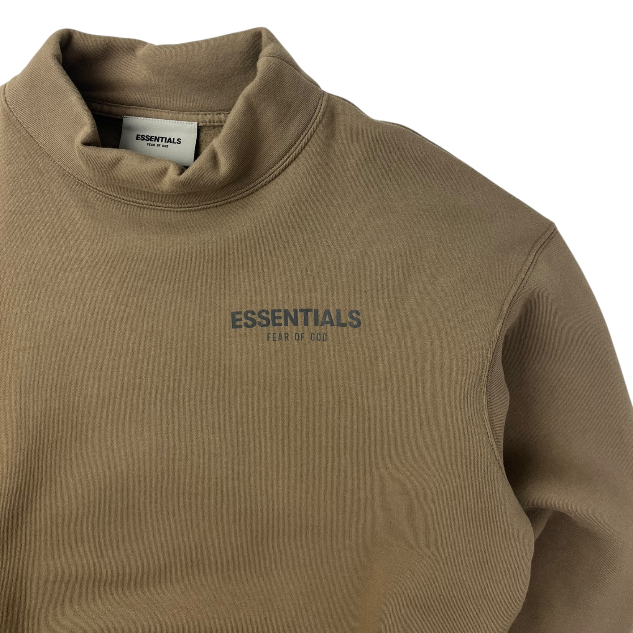 Fear Of God Essentials Mock Neck Crew Harvest