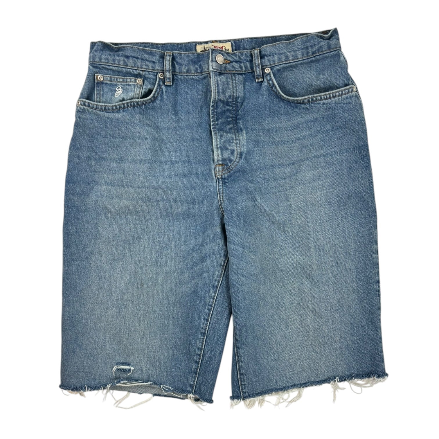 Stussy Big Ol’ Jean Short Denim Washed Blue