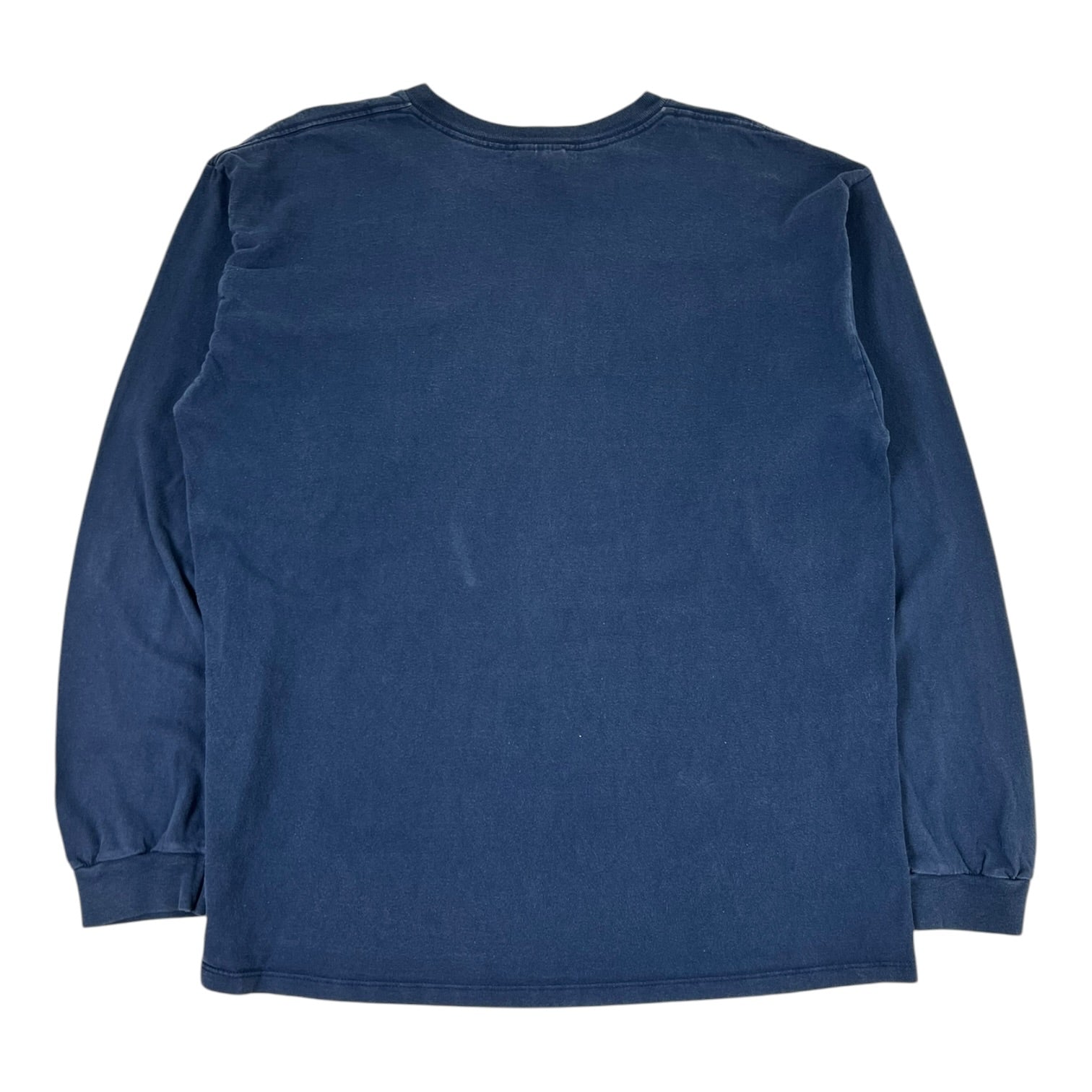 Vintage Nike Athletics Long Sleeve T- Shirt Navy