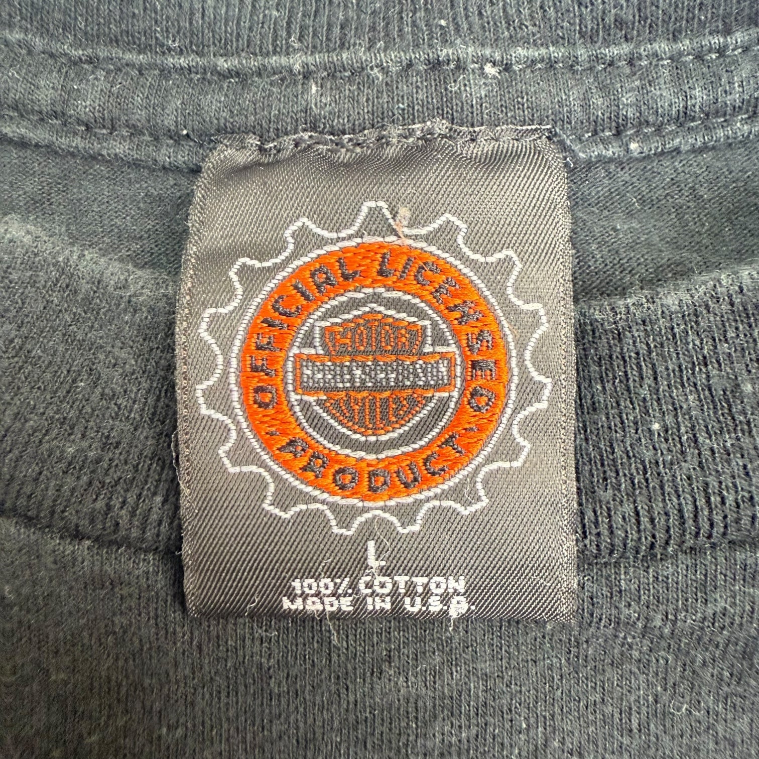 Vintage Harley Davidson Of Las Vegas Tee Black