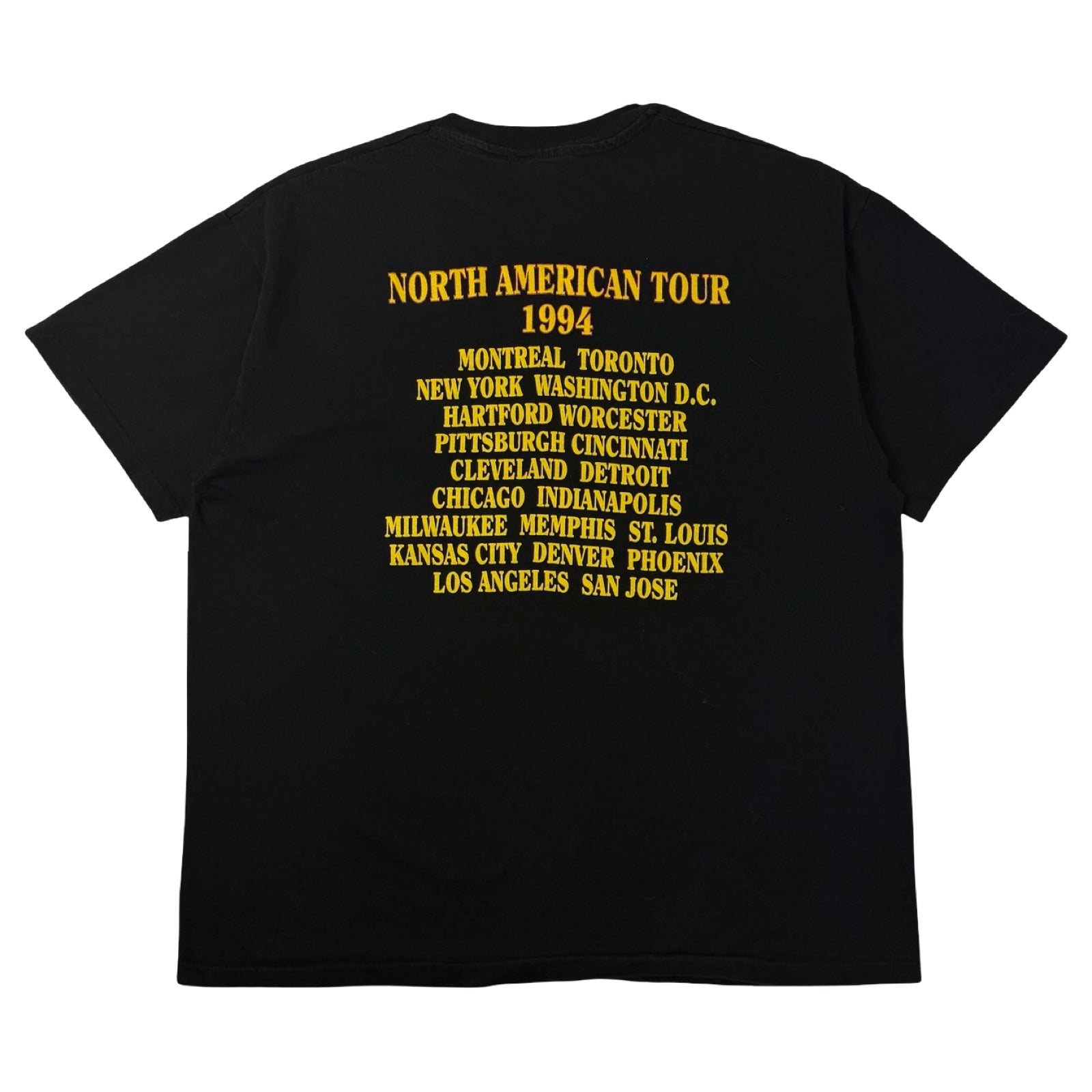 1994 Eric Clapton NA Tour T-Shirt Black