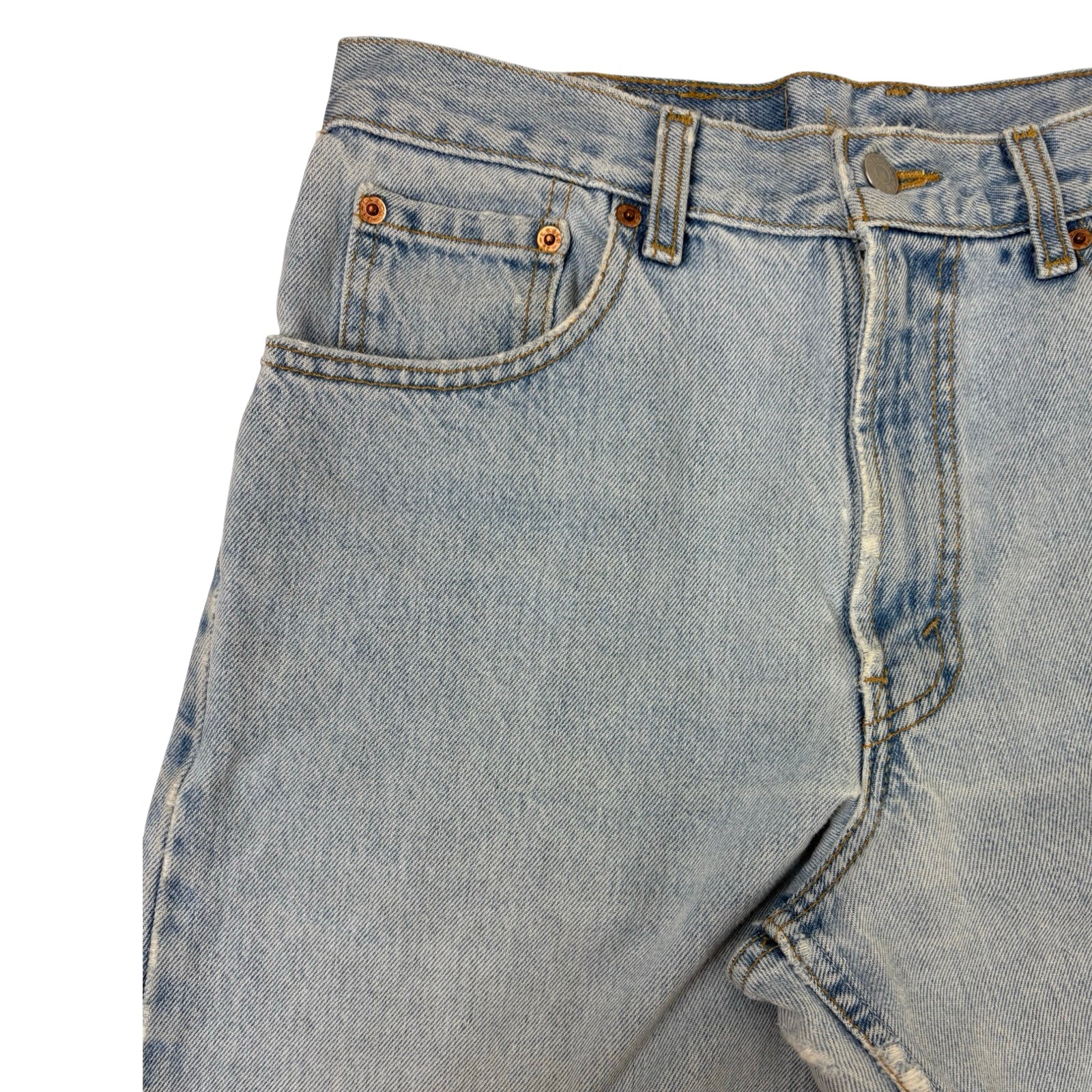 Vintage Levi’s Distressed Light Wash Denim