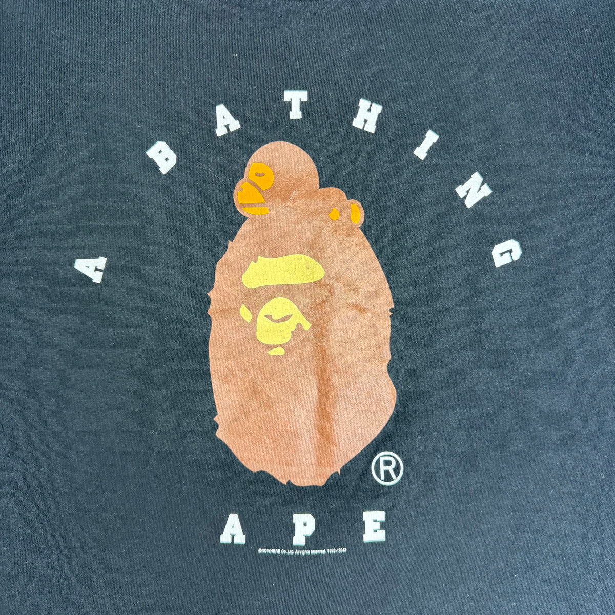 Bape Baby Milo Ape Head Tee Black