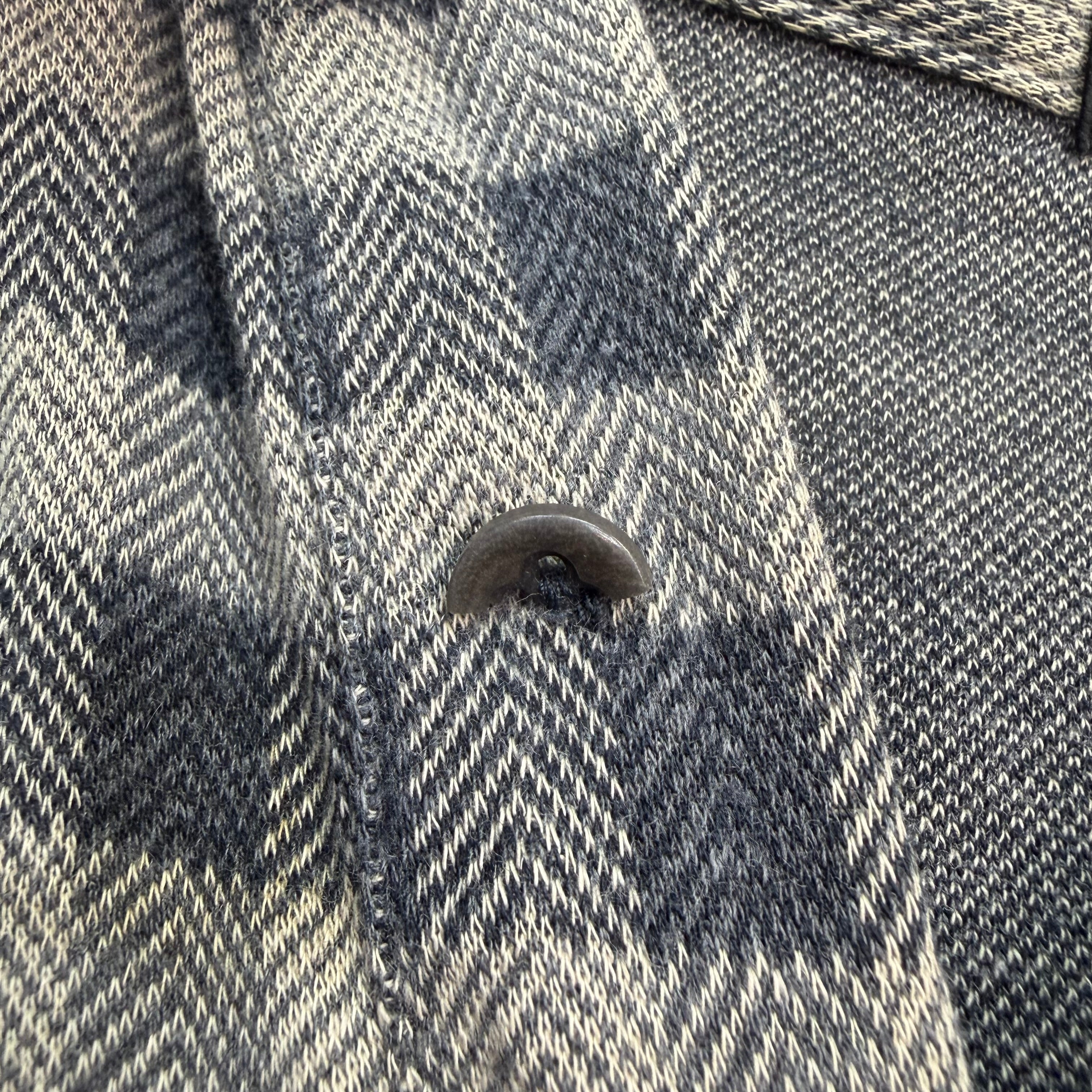 Vintage Ashworth Plaid Polo Shirt Tan