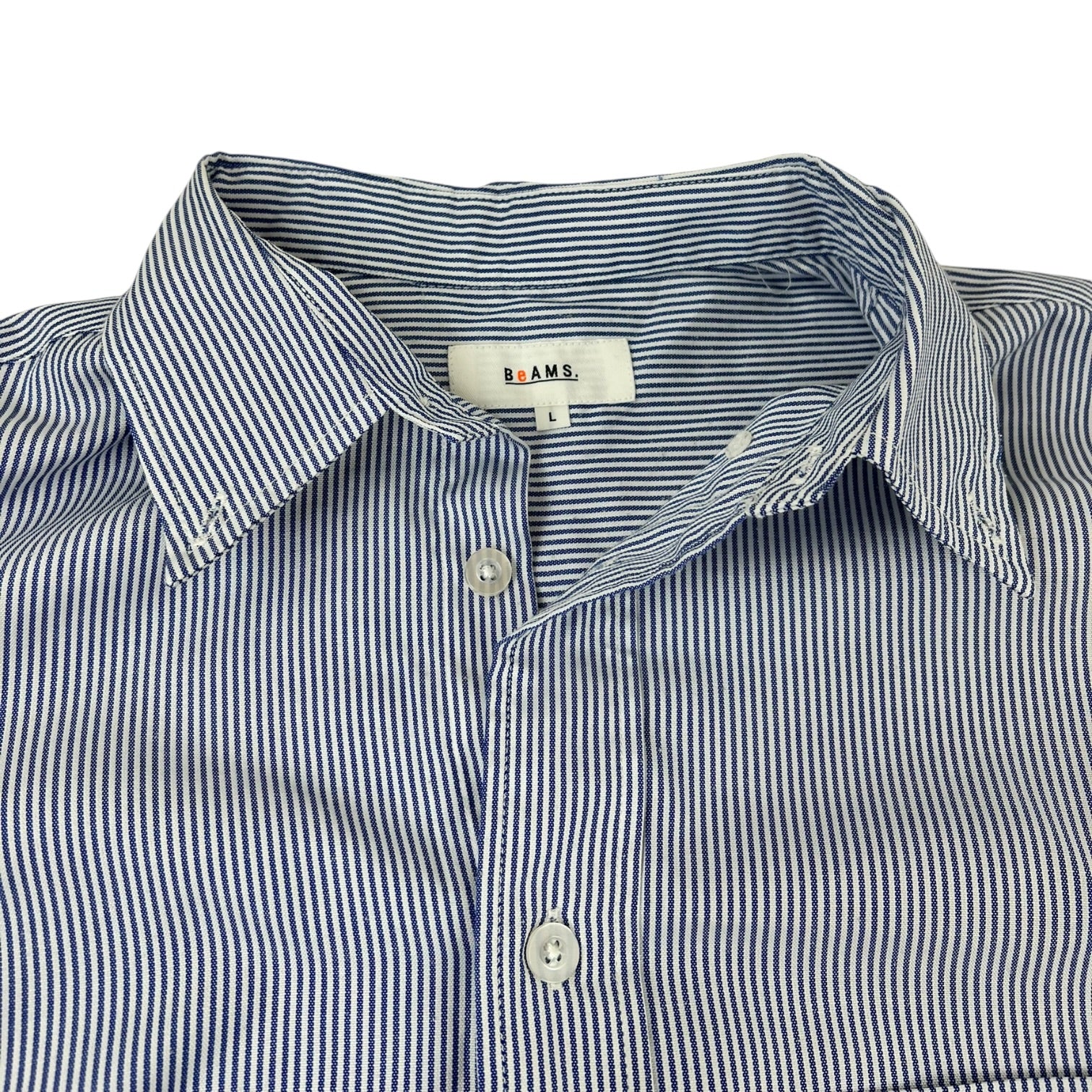 Beams Plus Japanese Striped Button Down Shirt