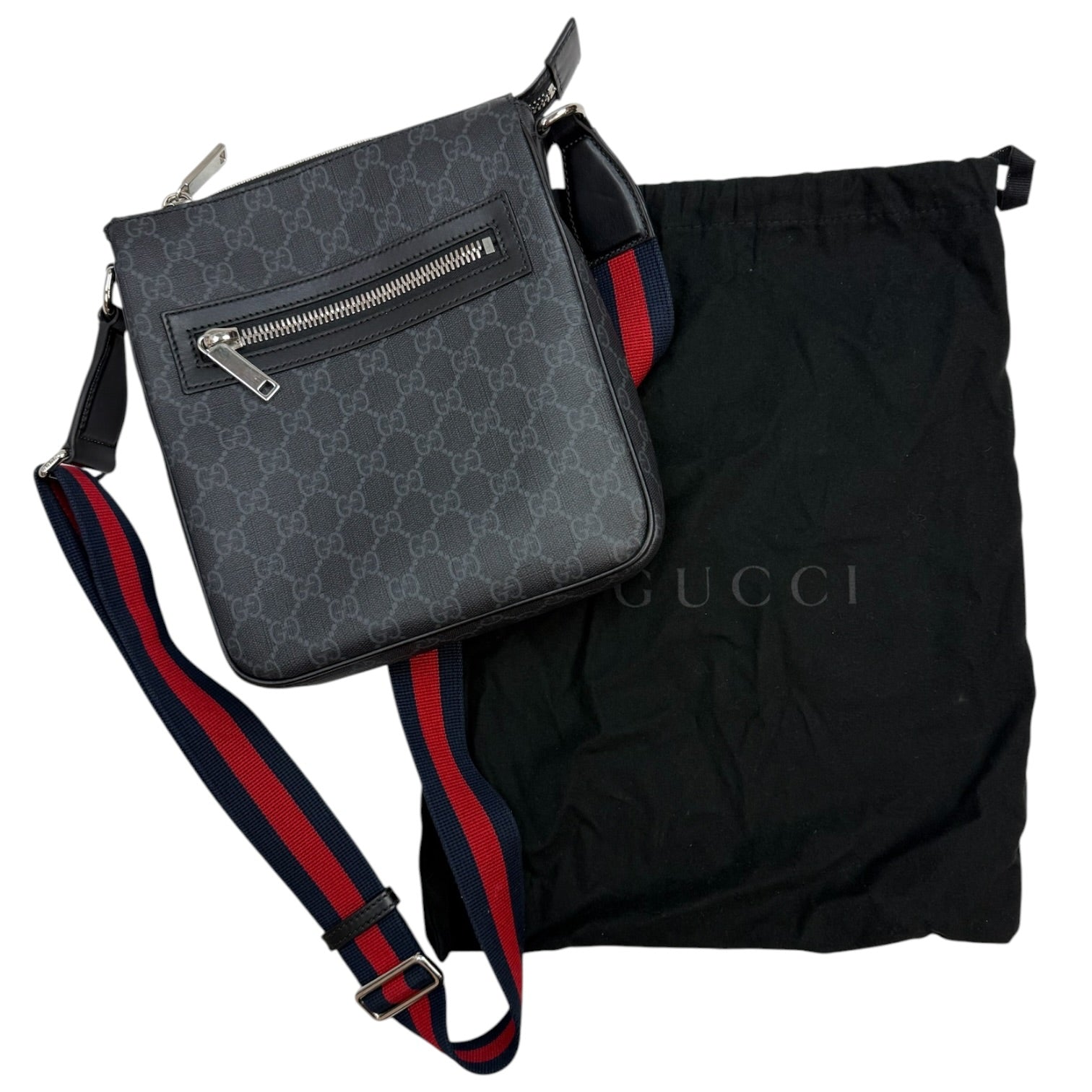 Gucci GG Black Small Messenger Bag