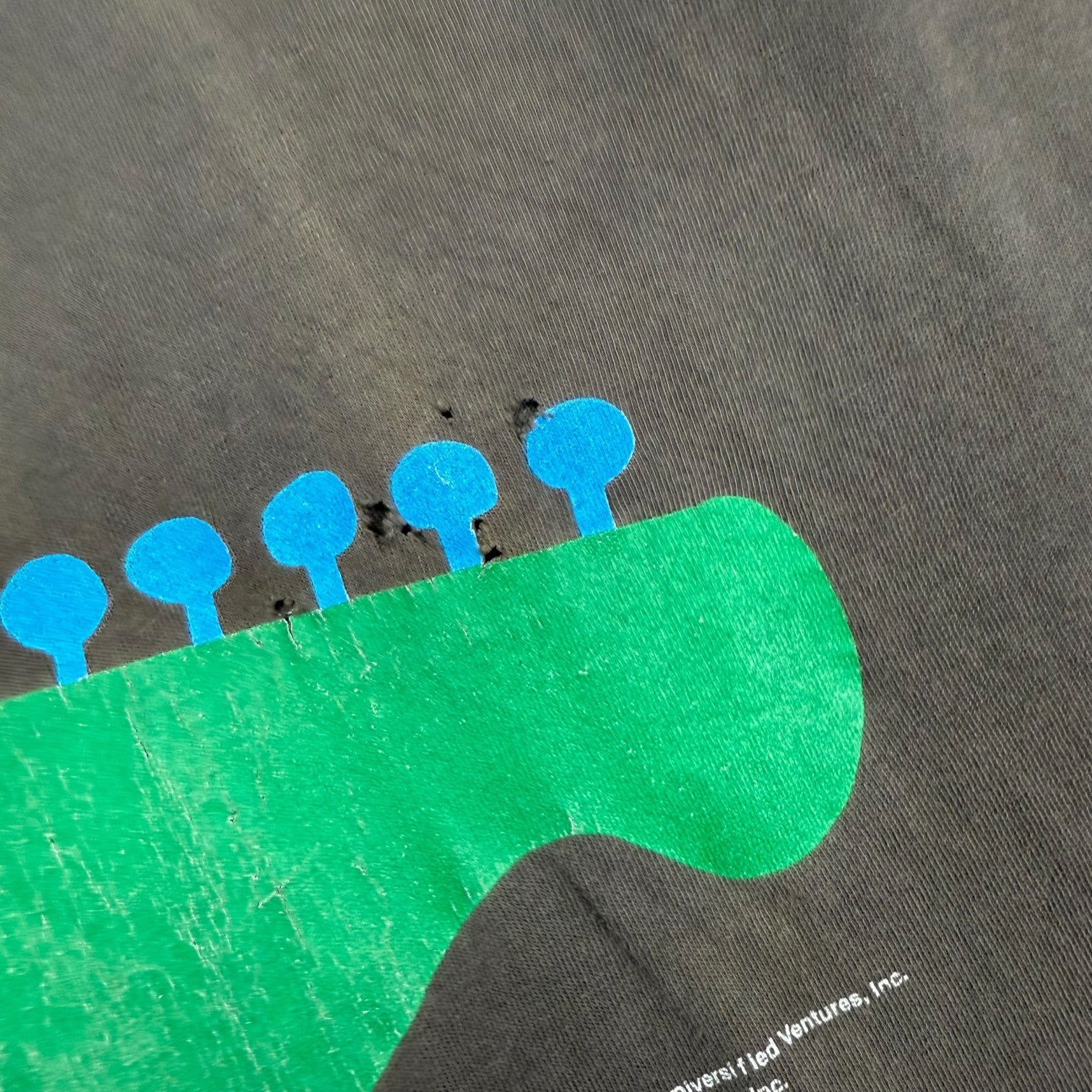 1994 Woodstock Festival Tee Faded Black