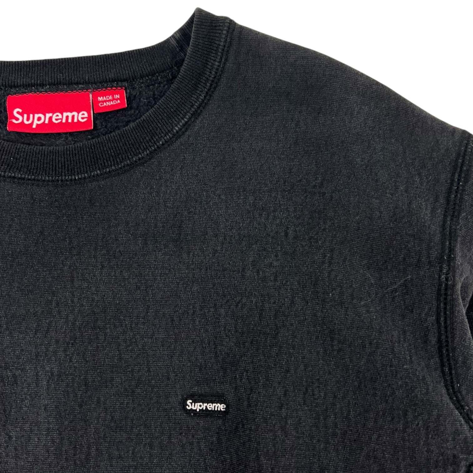 Supreme Small Box Crewneck Sweatshirt Black