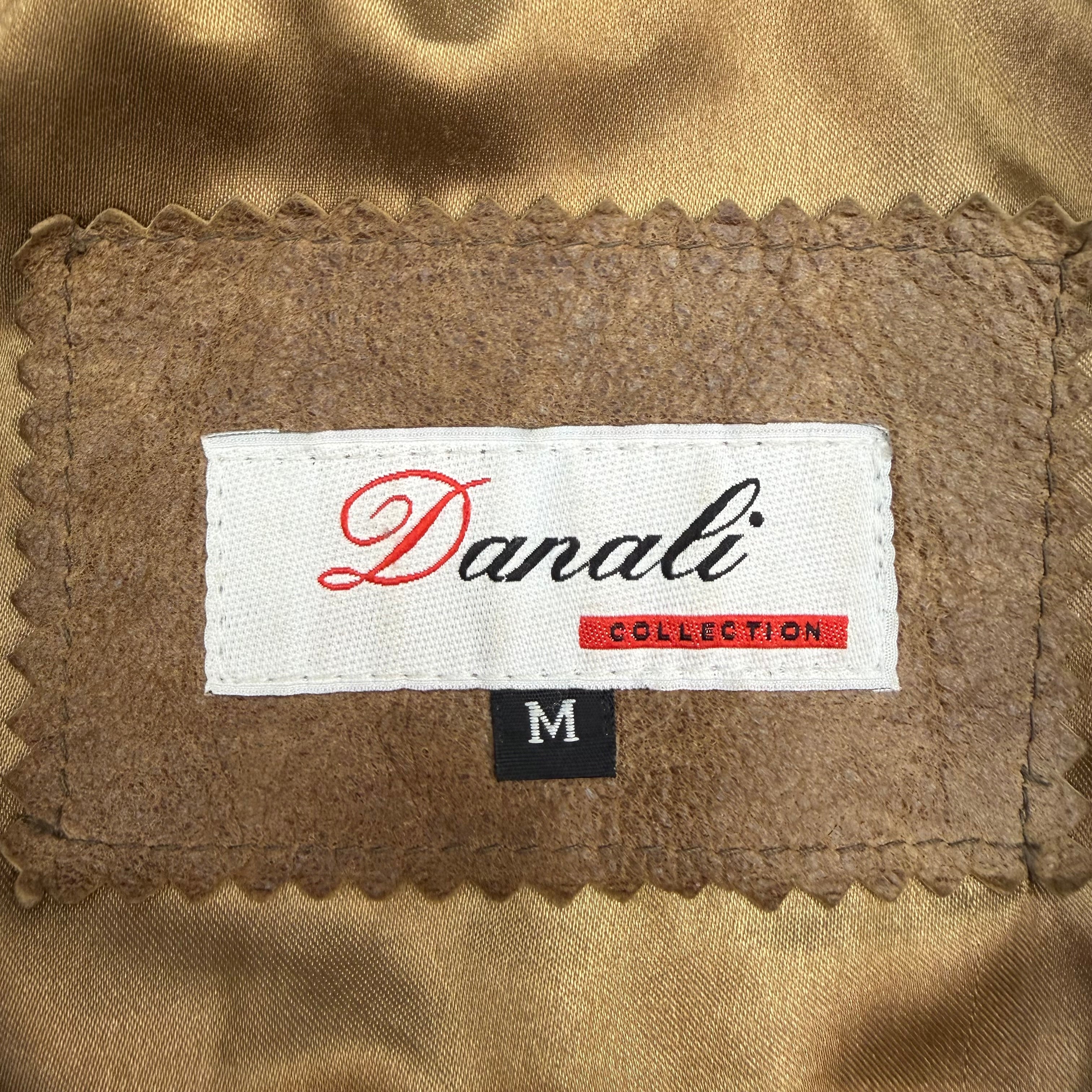 Vintage Denali Leather Racing Jacket Brown