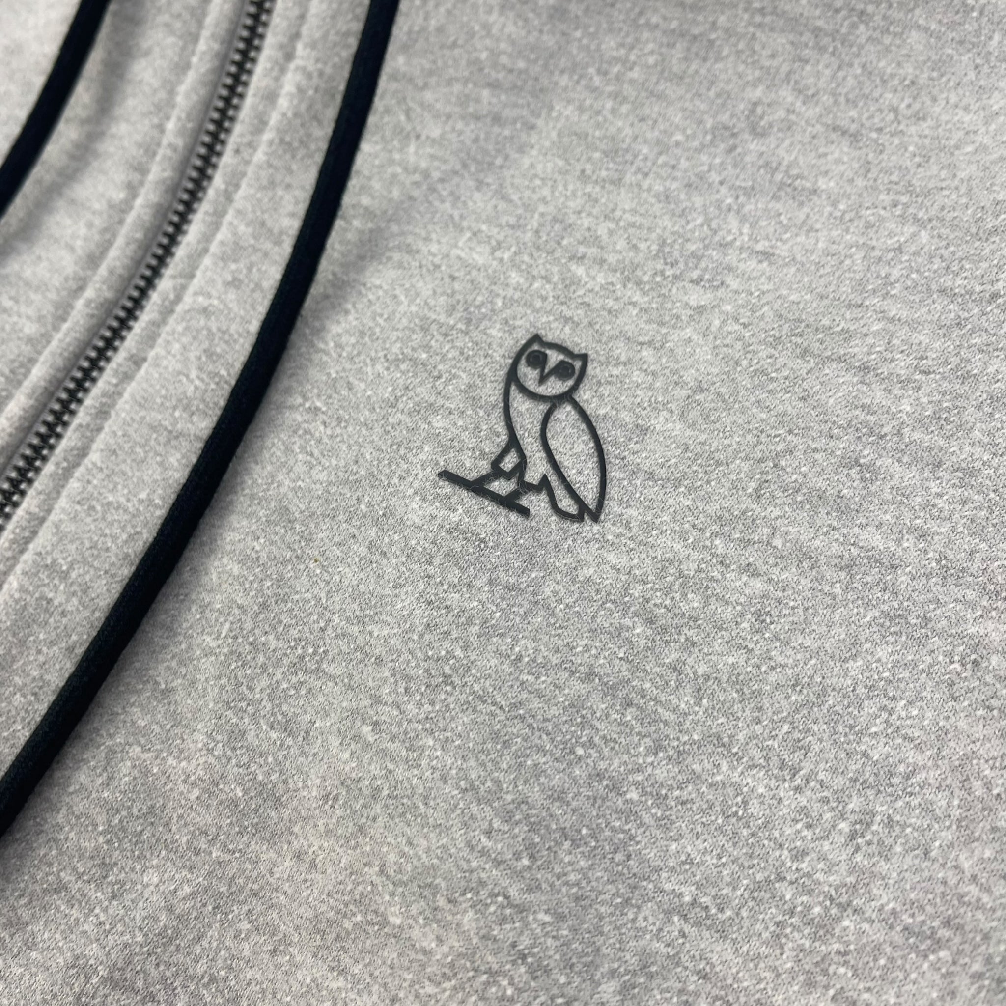 OVO Full Zip Hooded Sweatshirt Grey