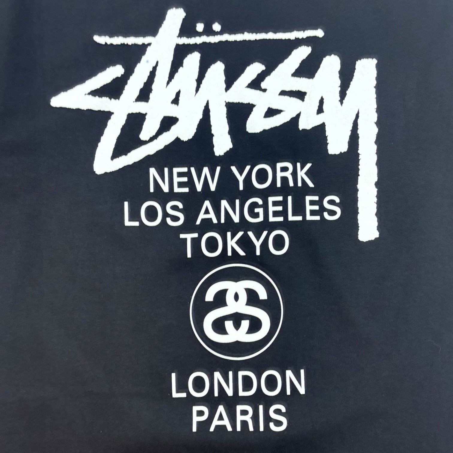 Stussy World Tour T-Shirt Black