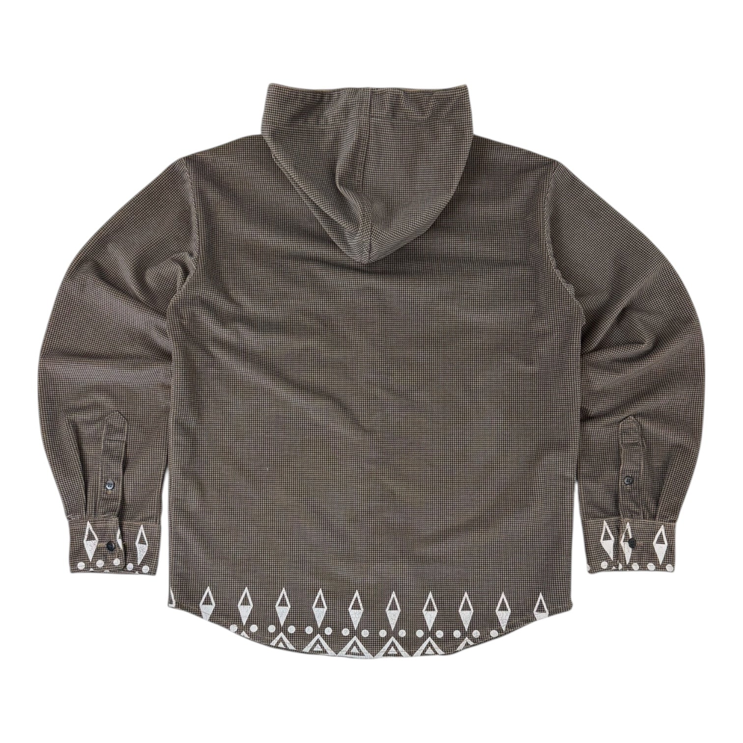 Visvim Hooded Shirt Jacket Brown