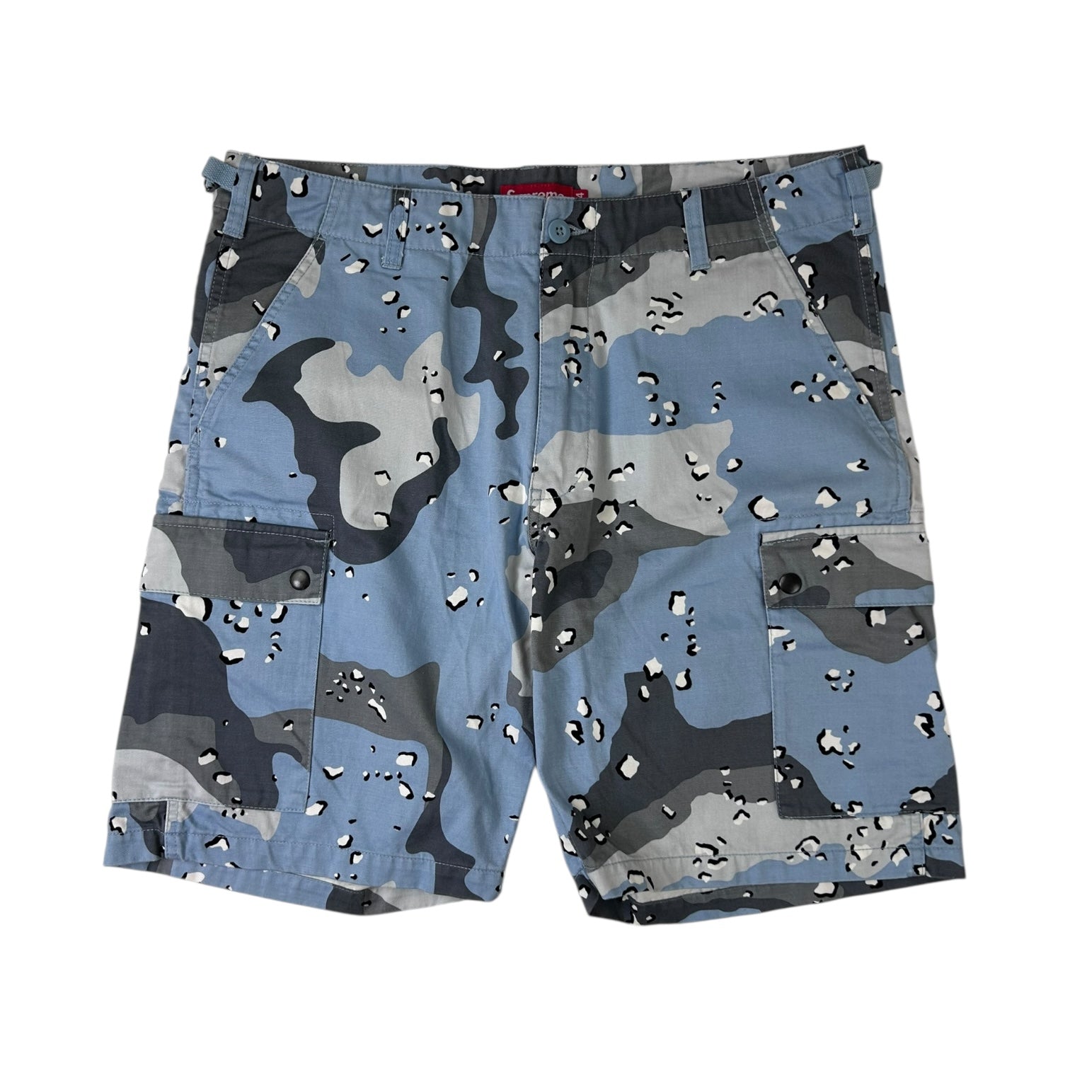 Supreme Cargo Shorts Blue Camo
