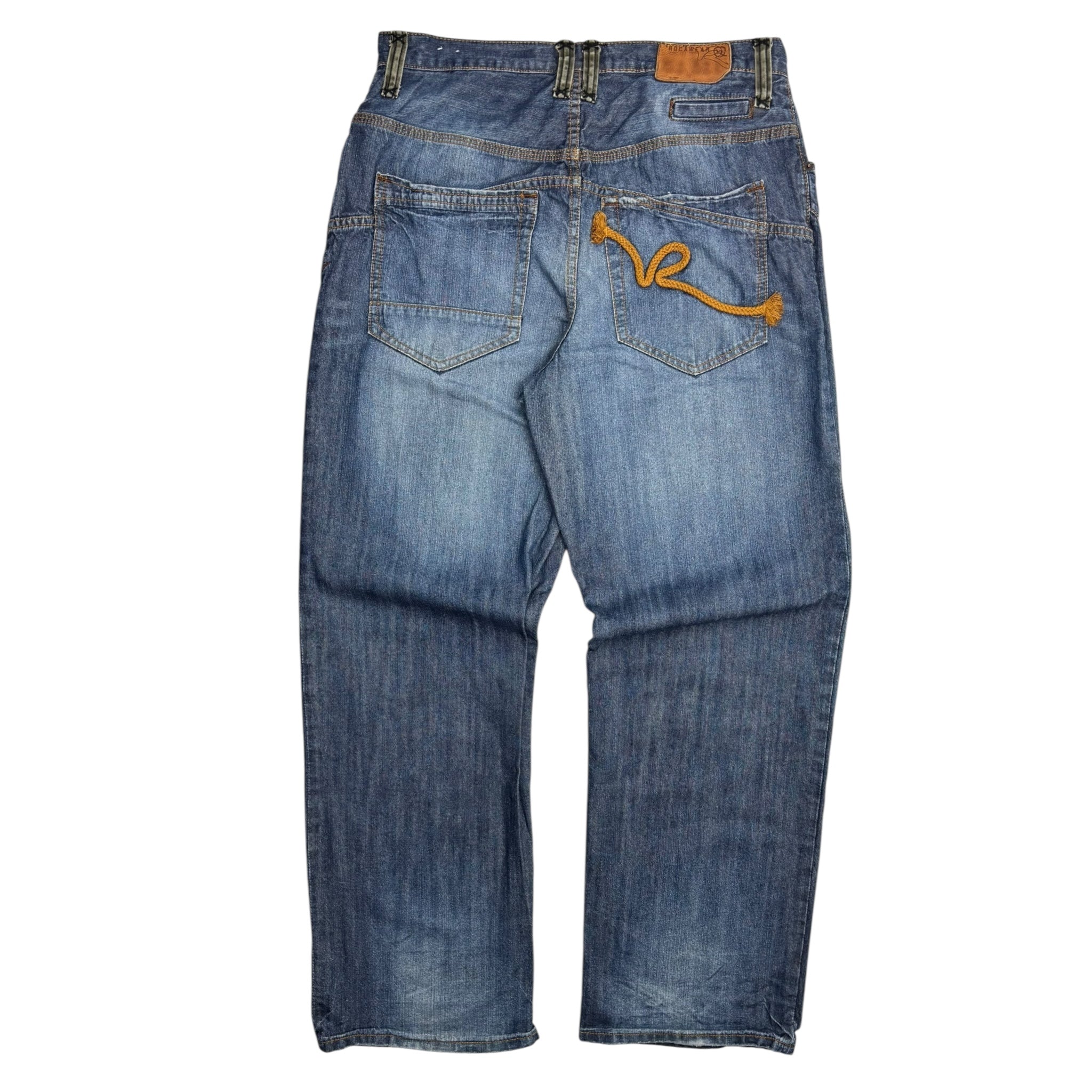 Y2K Rocawear Rope Embroidered Denim