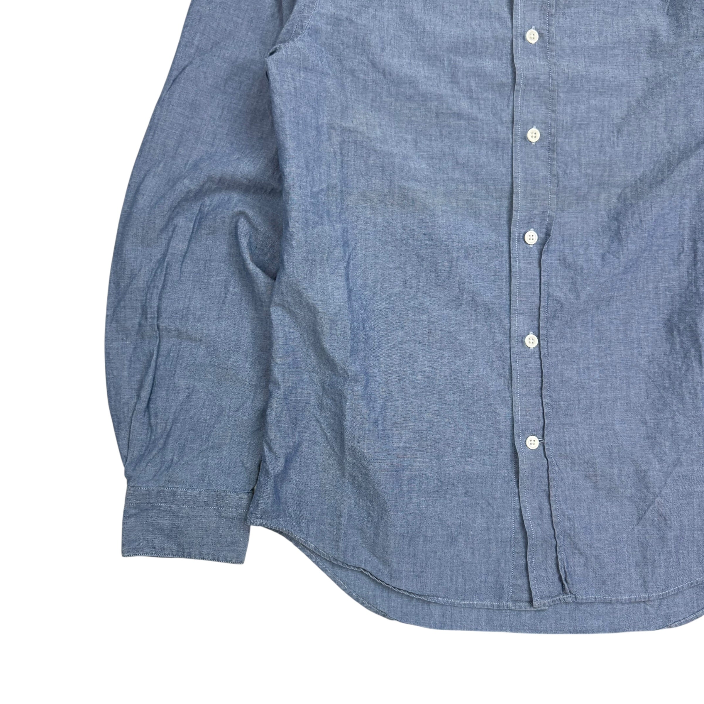 Acne Studios Linen Button Up Blue