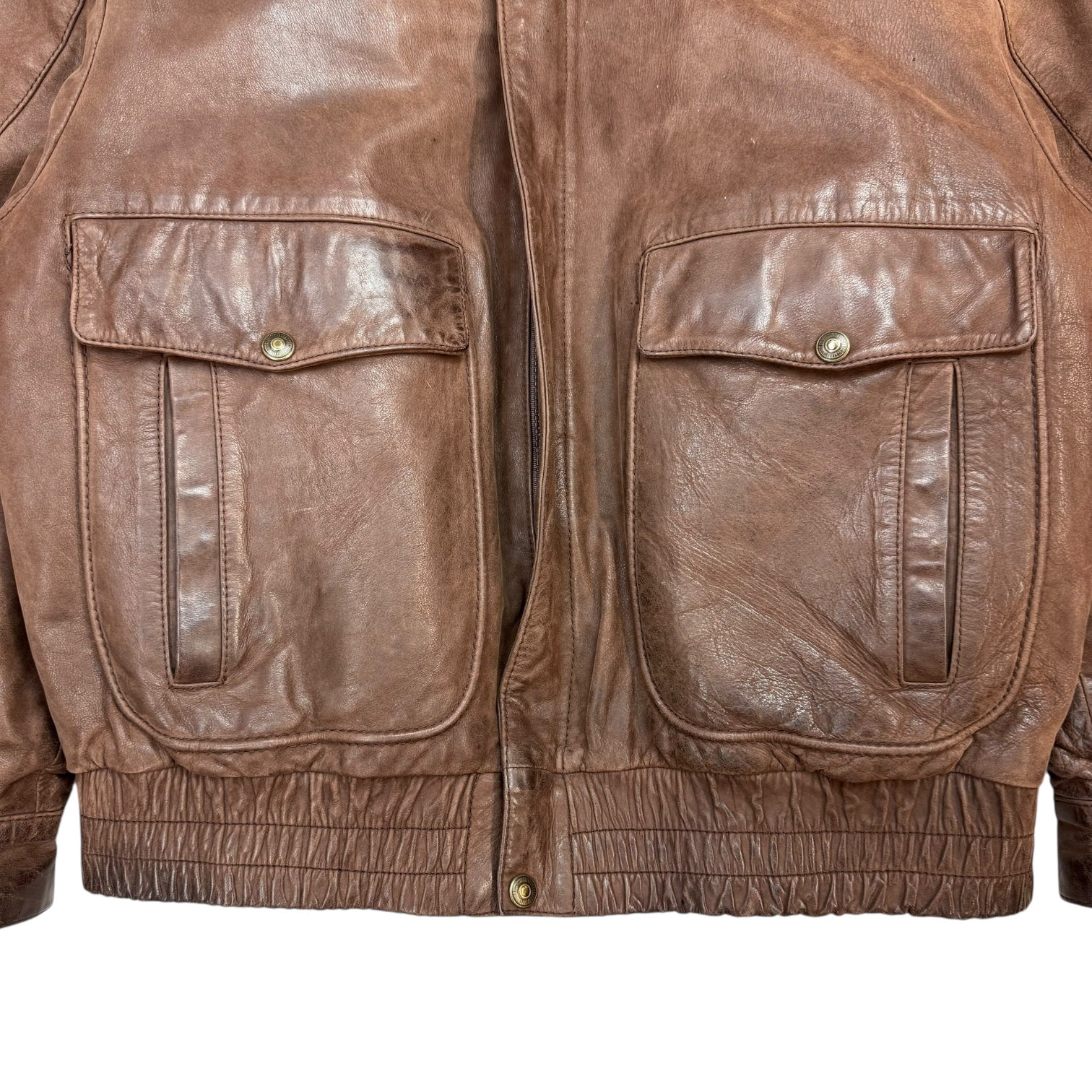Vintage Bally Leather Jacket Brown