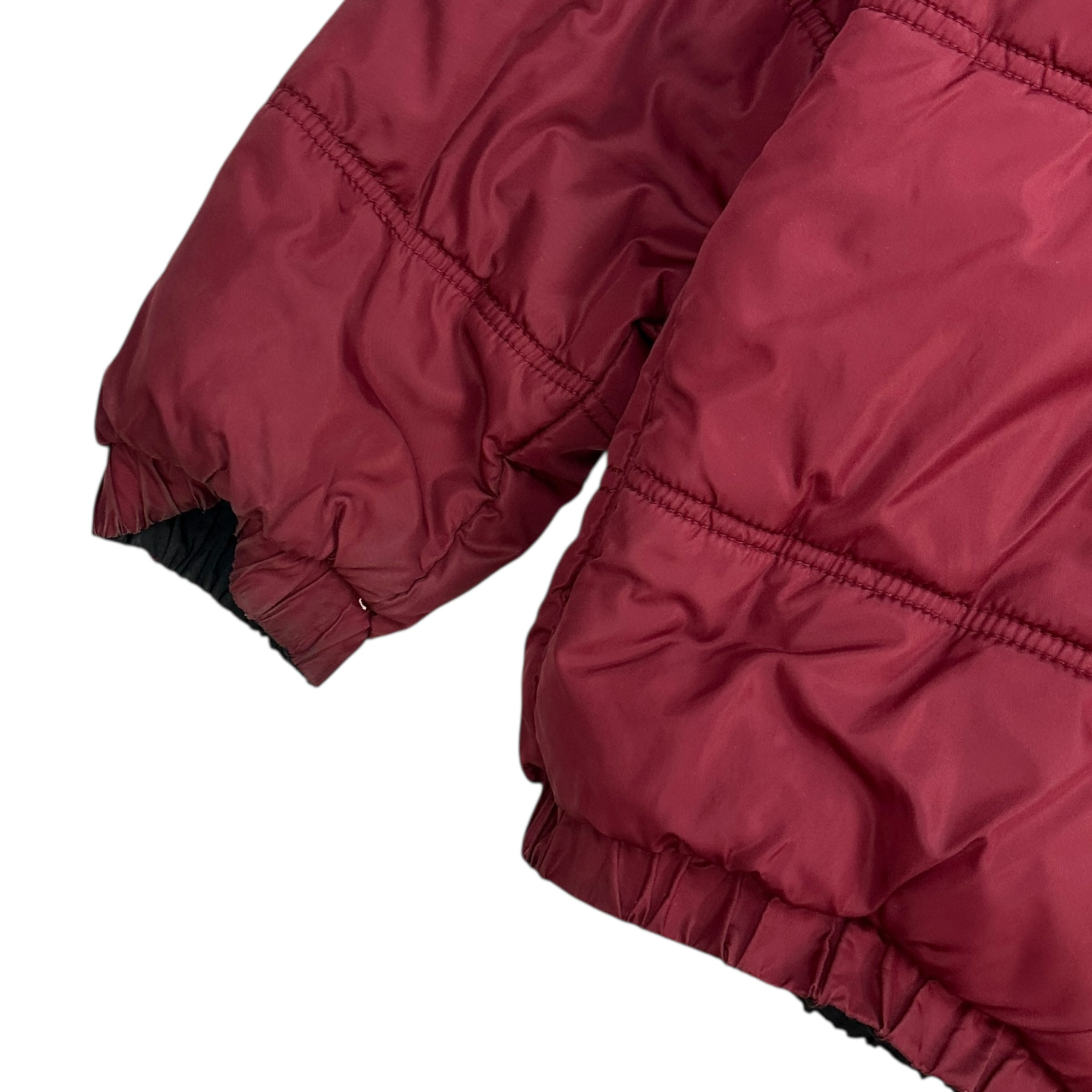 Vintage Nike Reversible Bomber Jacket Maroon/Black