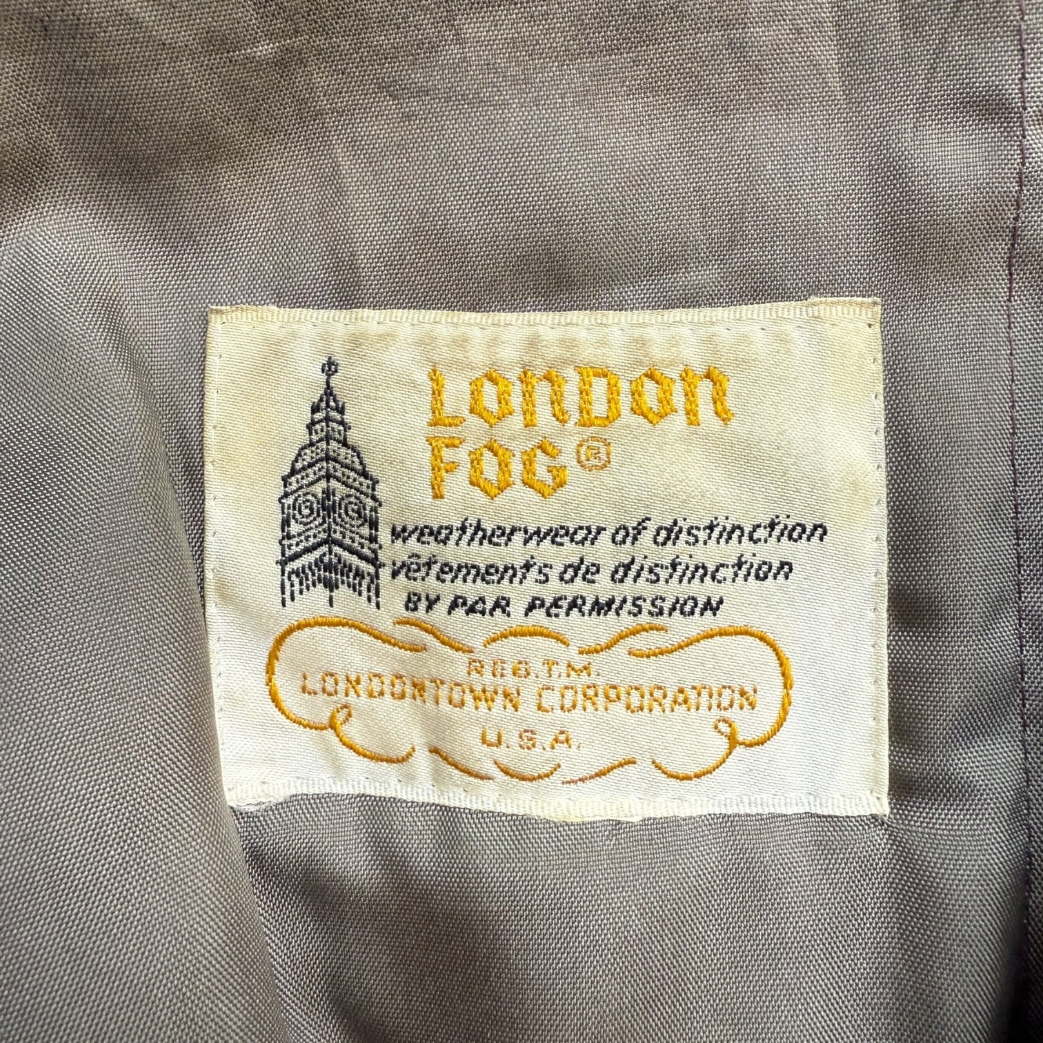 Vintage London Fog Leather Jacket Black