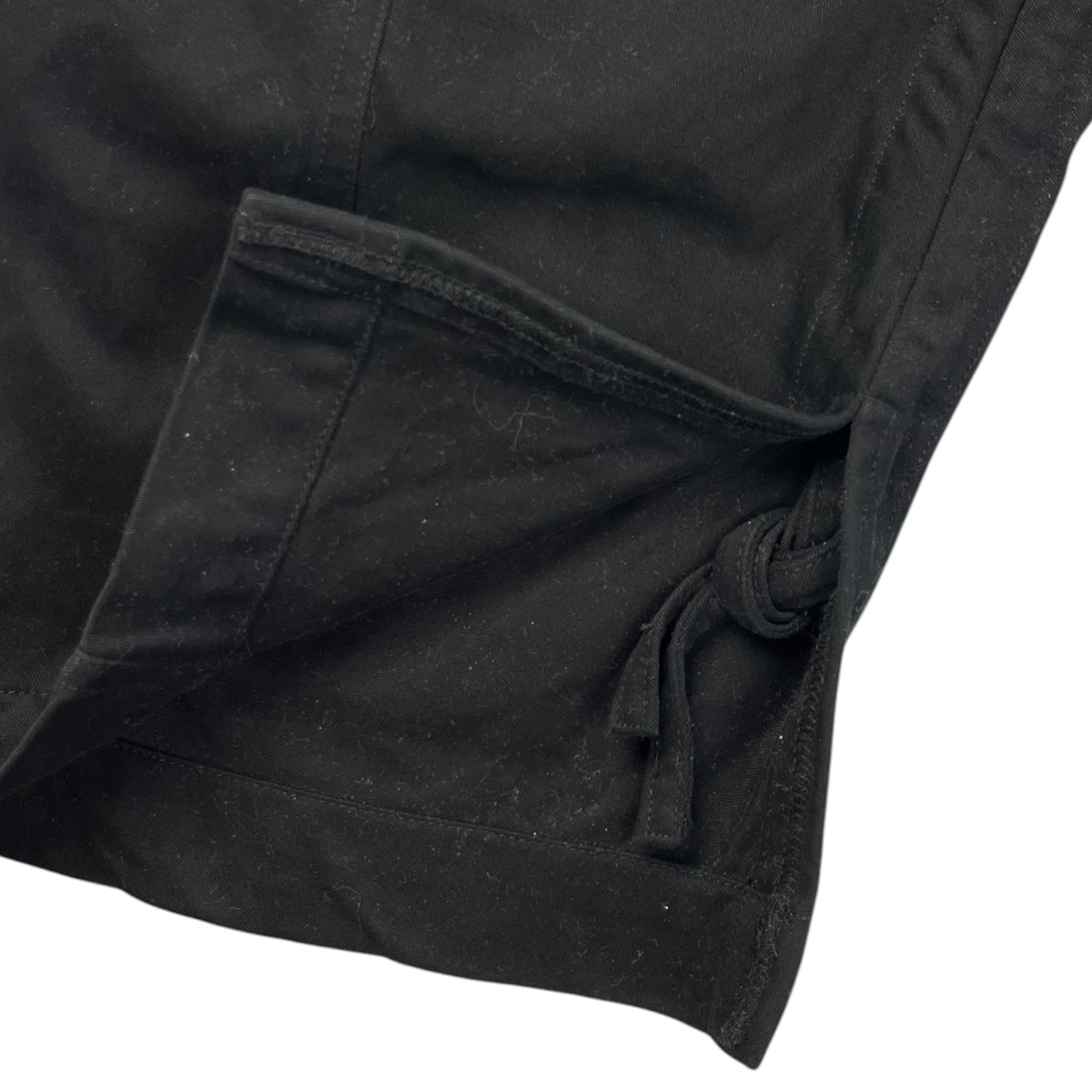 A Cold Wall Cotton Drawcord Trousers Black