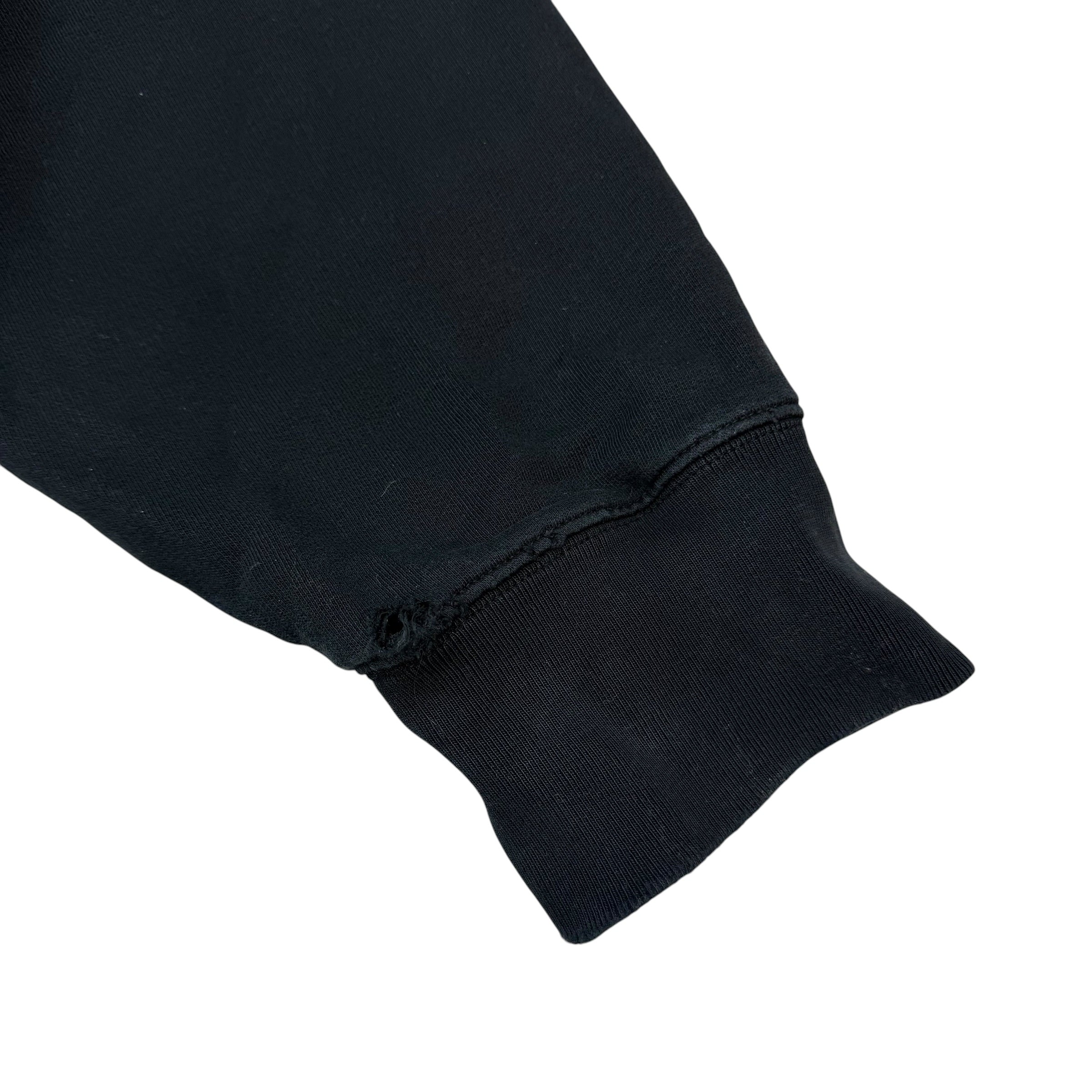 Acne Studios Face Patch Logo Hoodie Black