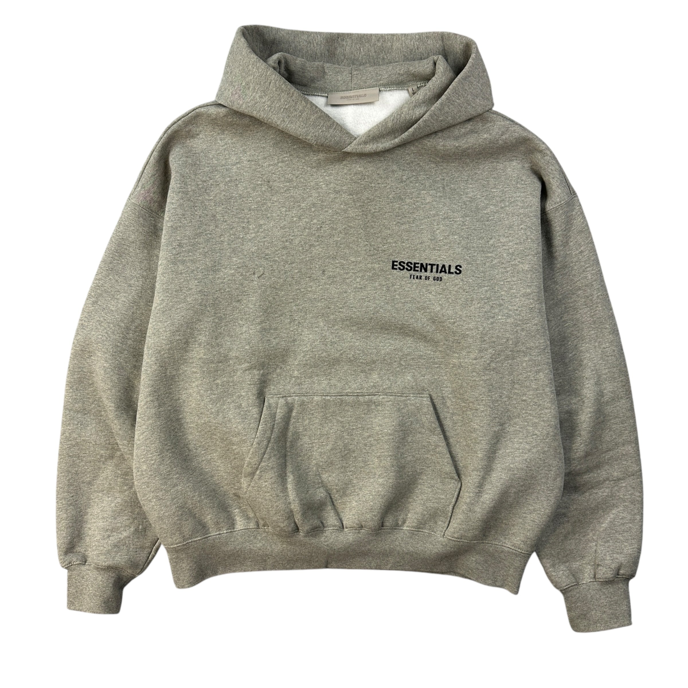 Fear Of God Essentials Hoodie Dark Oatmeal