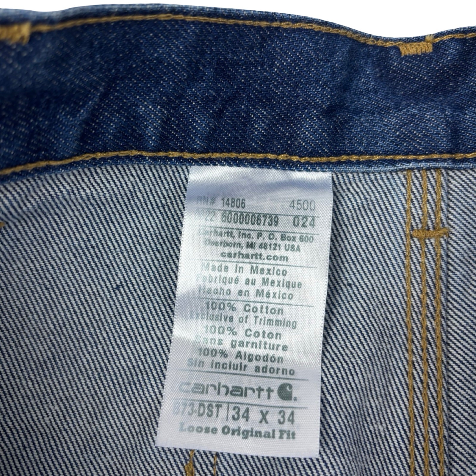Carhartt Double-Front Washed Logger Denim