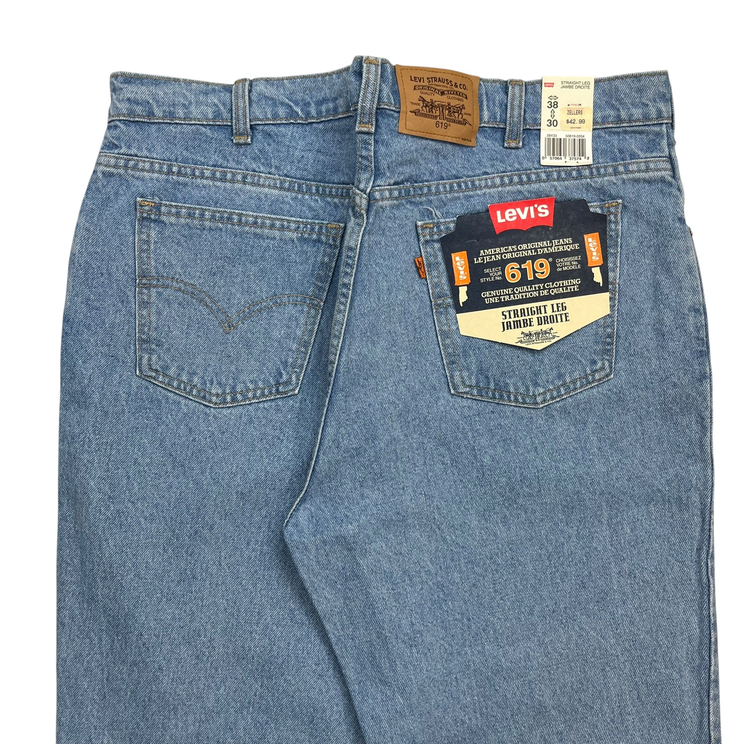 Vintage Levis Orange Tab 619 Denim Light Wash