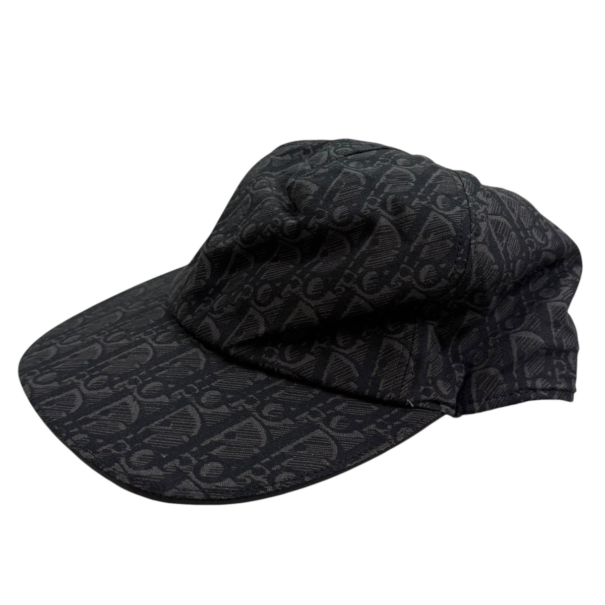 Dior Monogram Trotter Baseball Cap Black