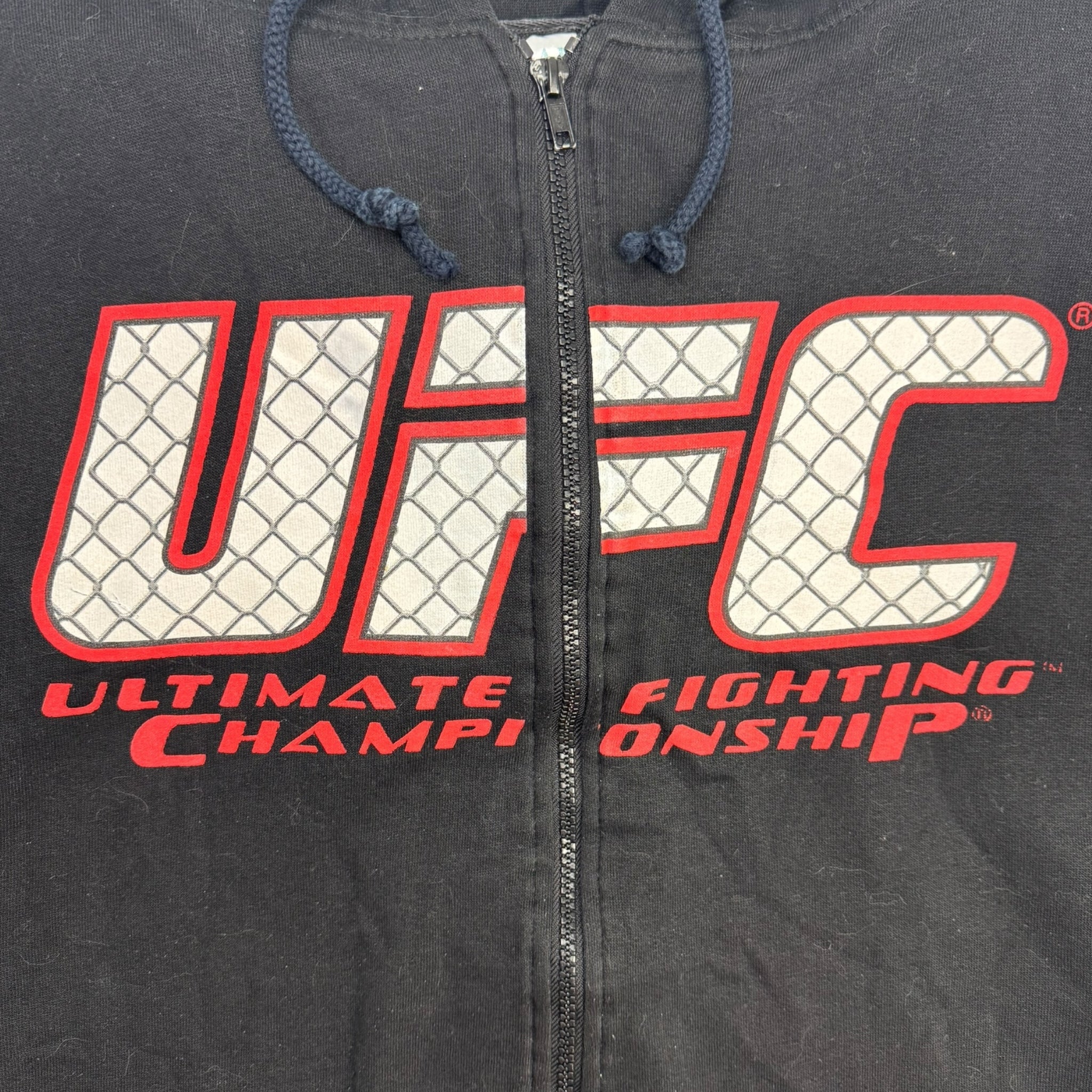 Vintage UFC “As Real As It Gets” Zip Up Hoodie