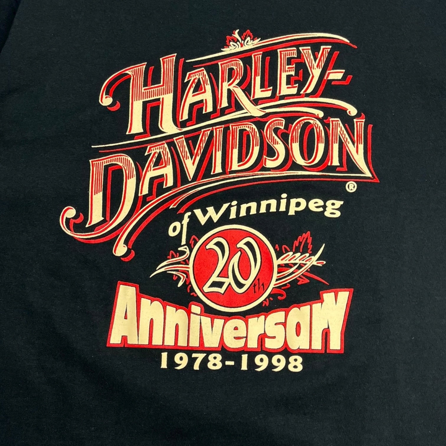 1998 Harley Davidson Winnipeg Manitoba T-Shirt