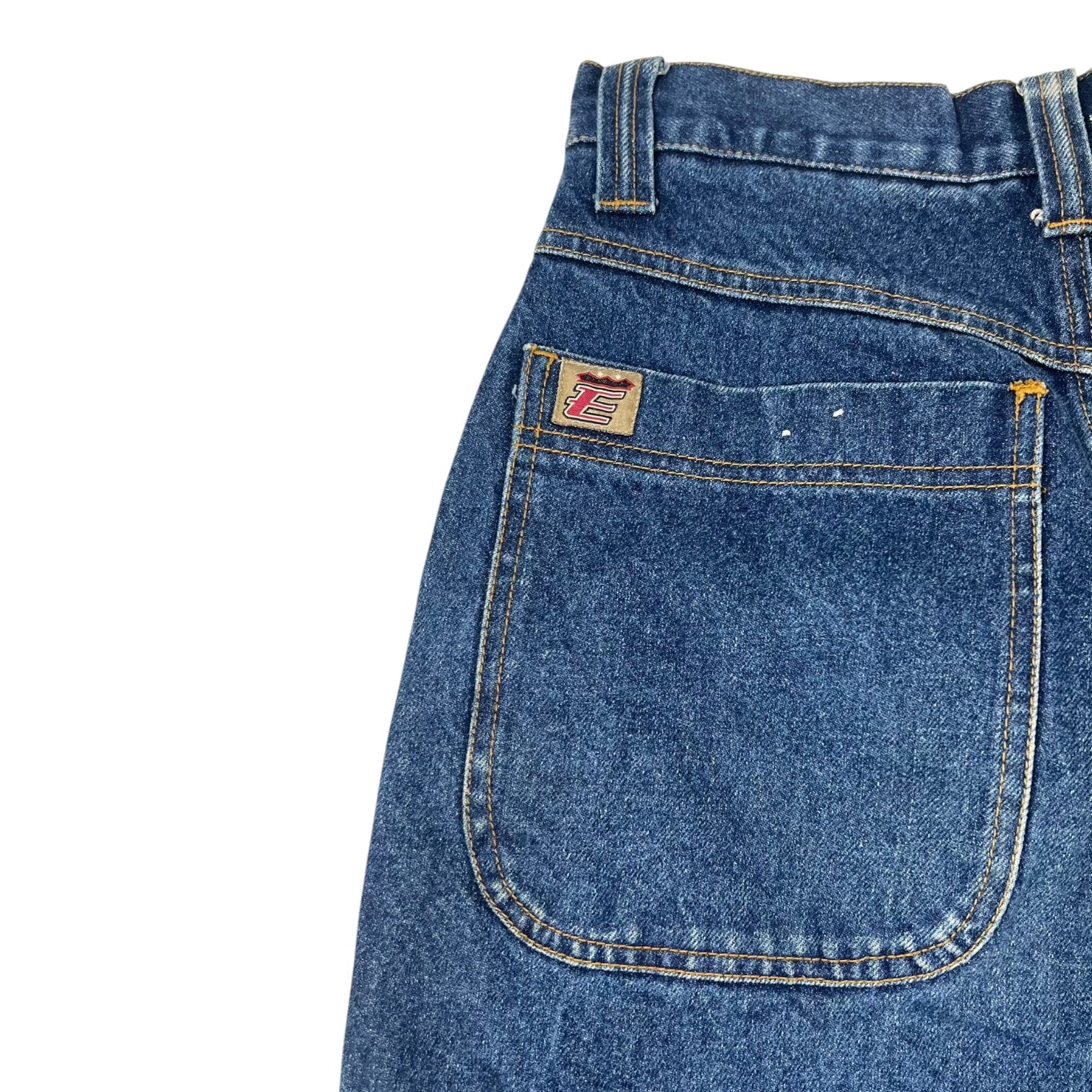 Vintage Exhaust Industrial Wide Leg Baggy Denim Jeans