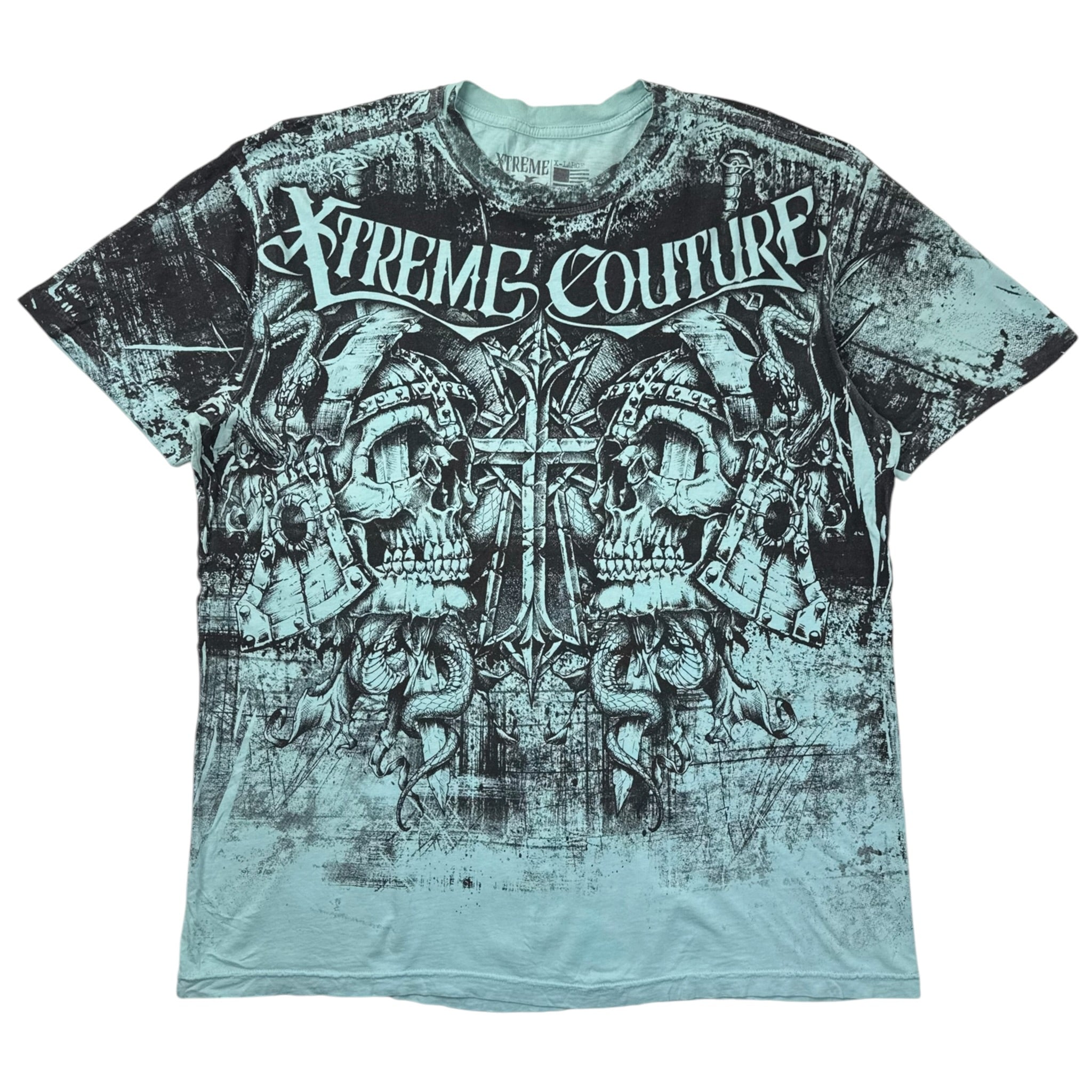 Vintage Y2K Xtreme Couture Ancient Warrior Cyber T-Shirt
