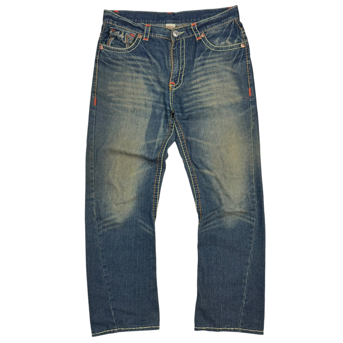 Vintage True Religion Flared Jeans Blue