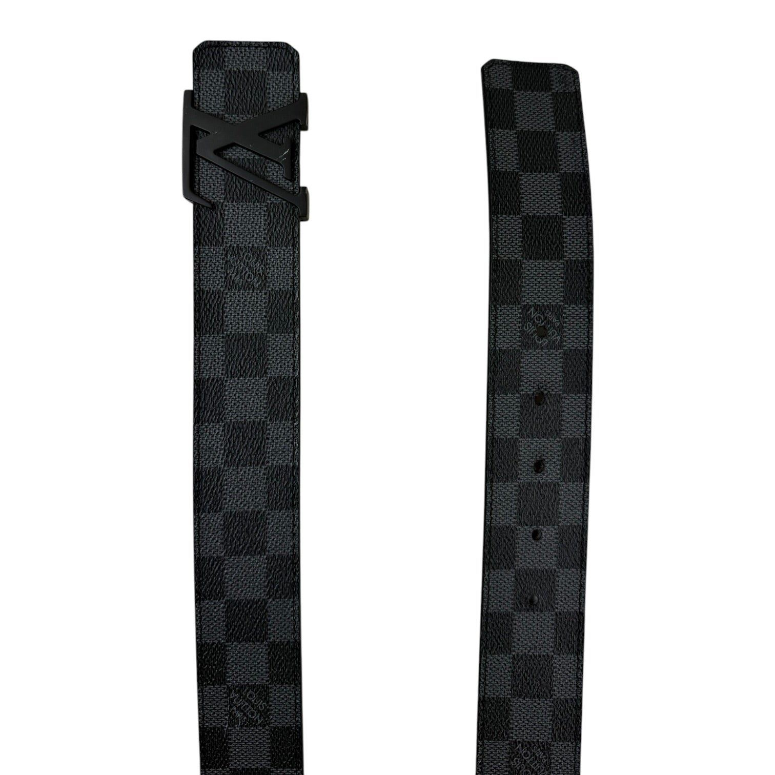 Louis Vuitton Damier Graphite Belt Black