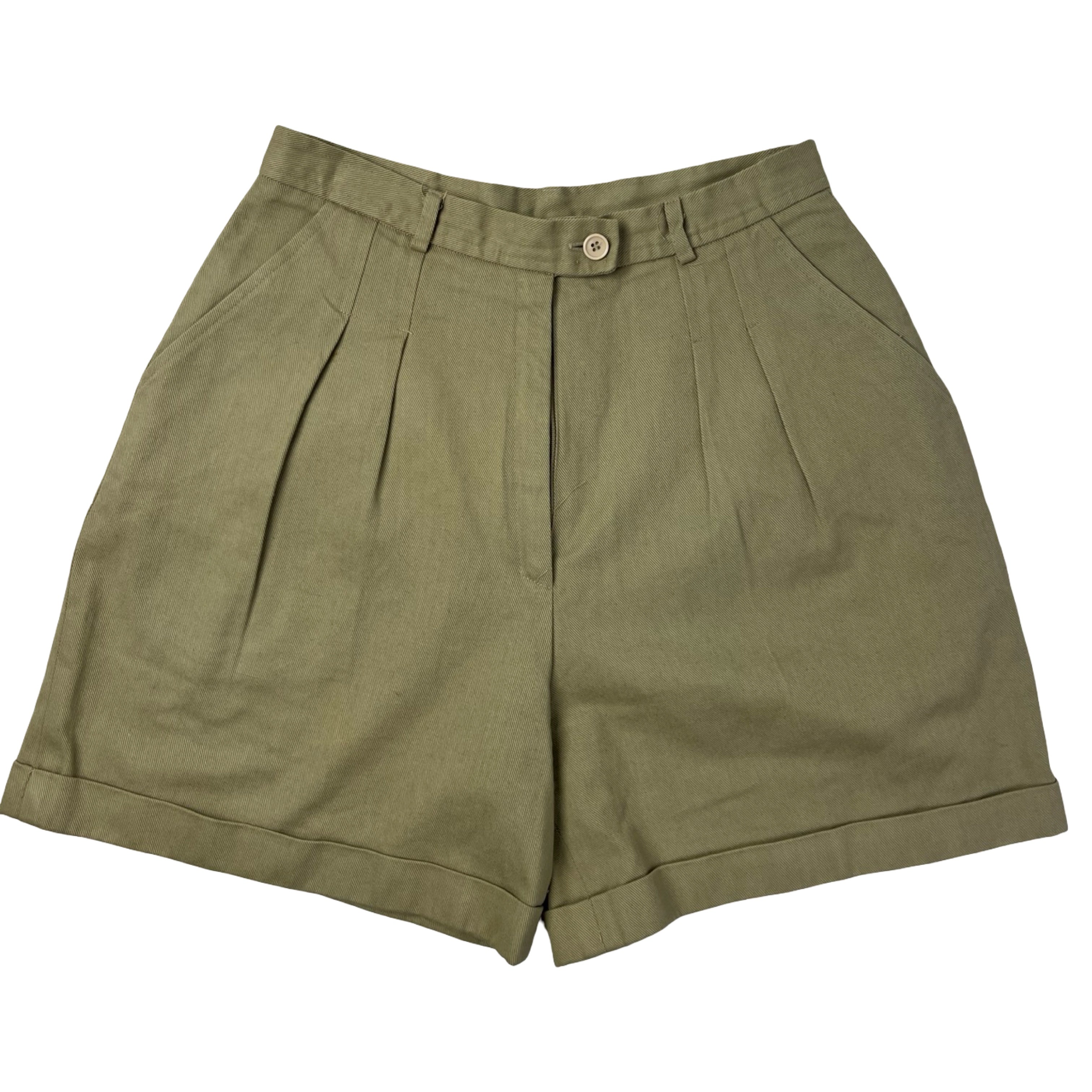 (W) Vintage YSL Sportswear Double Pleated Safari Shorts