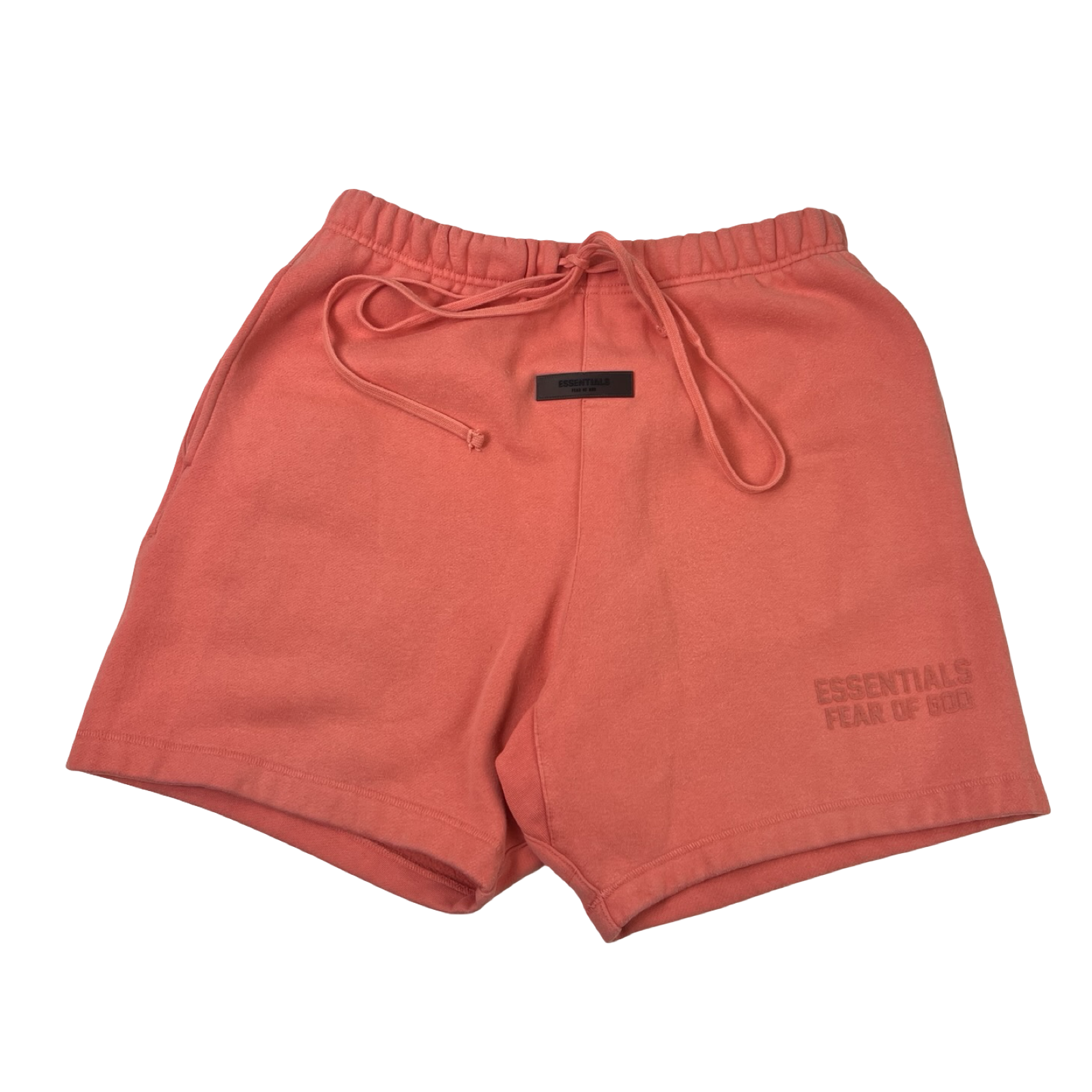 Fear of God Essentials Jersey Shorts Coral
