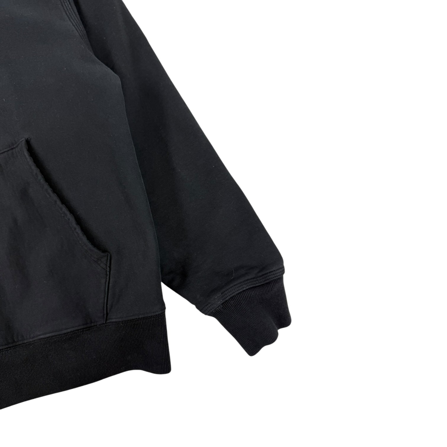 Stüssy Embroidered Stock Logo Hoodie Black