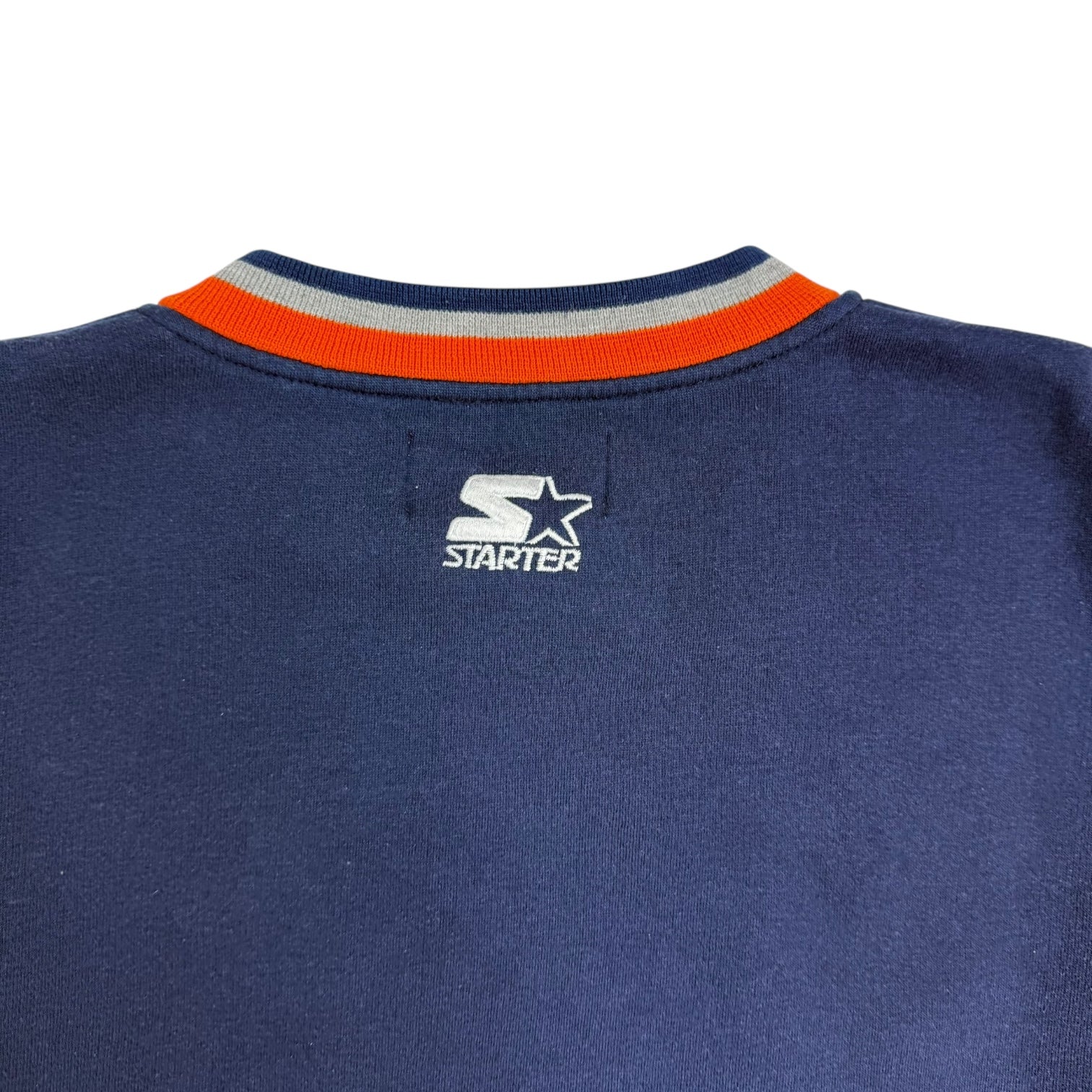 Vintage Starter Chicago Bears Crewneck Navy Blue/Orange