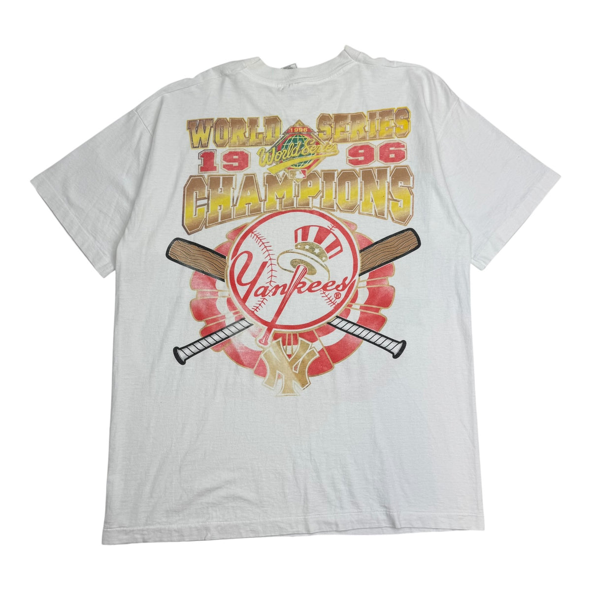 1996 New York Yankees World Series Champions Tee White