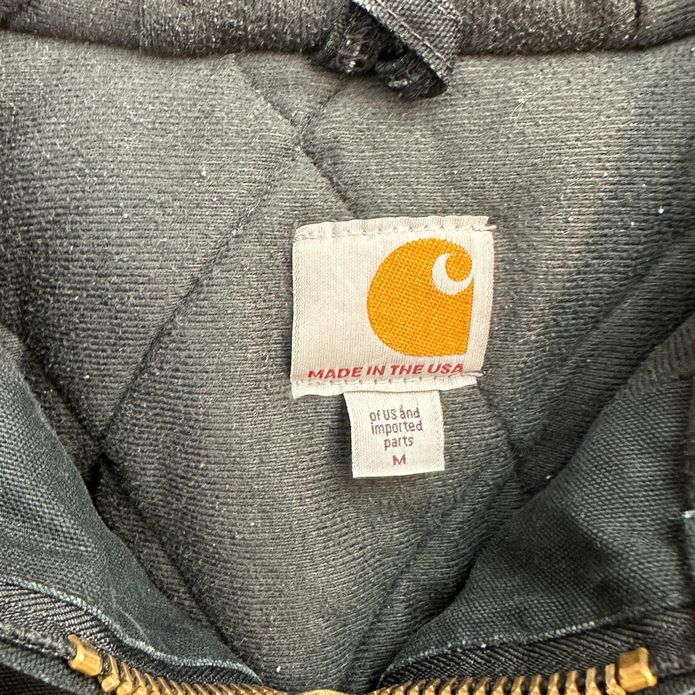 Vintage Carhartt Active Jacket Washed Black