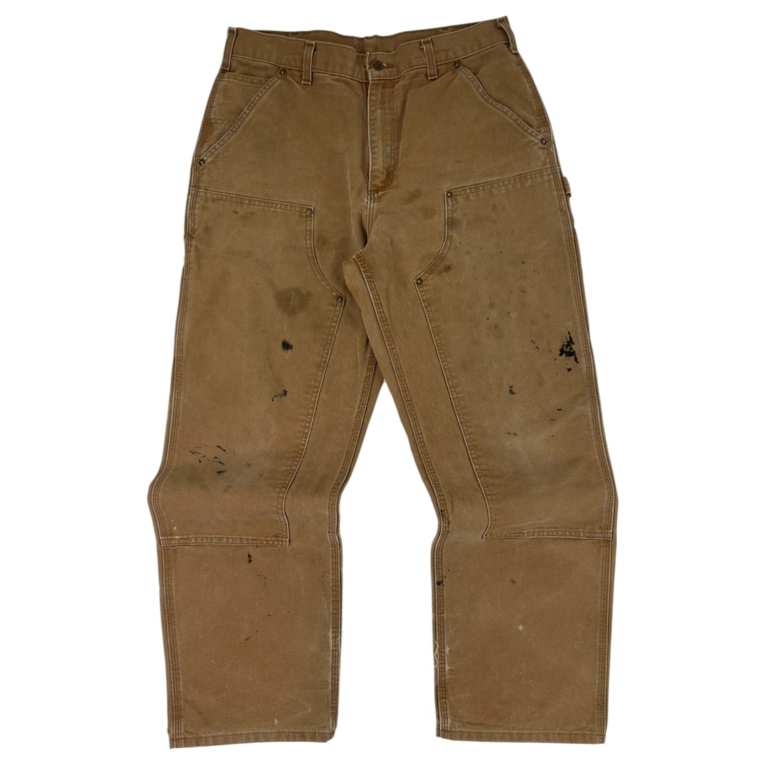 Vintage Carhartt Distressed Double Knee Pant Duck Brown