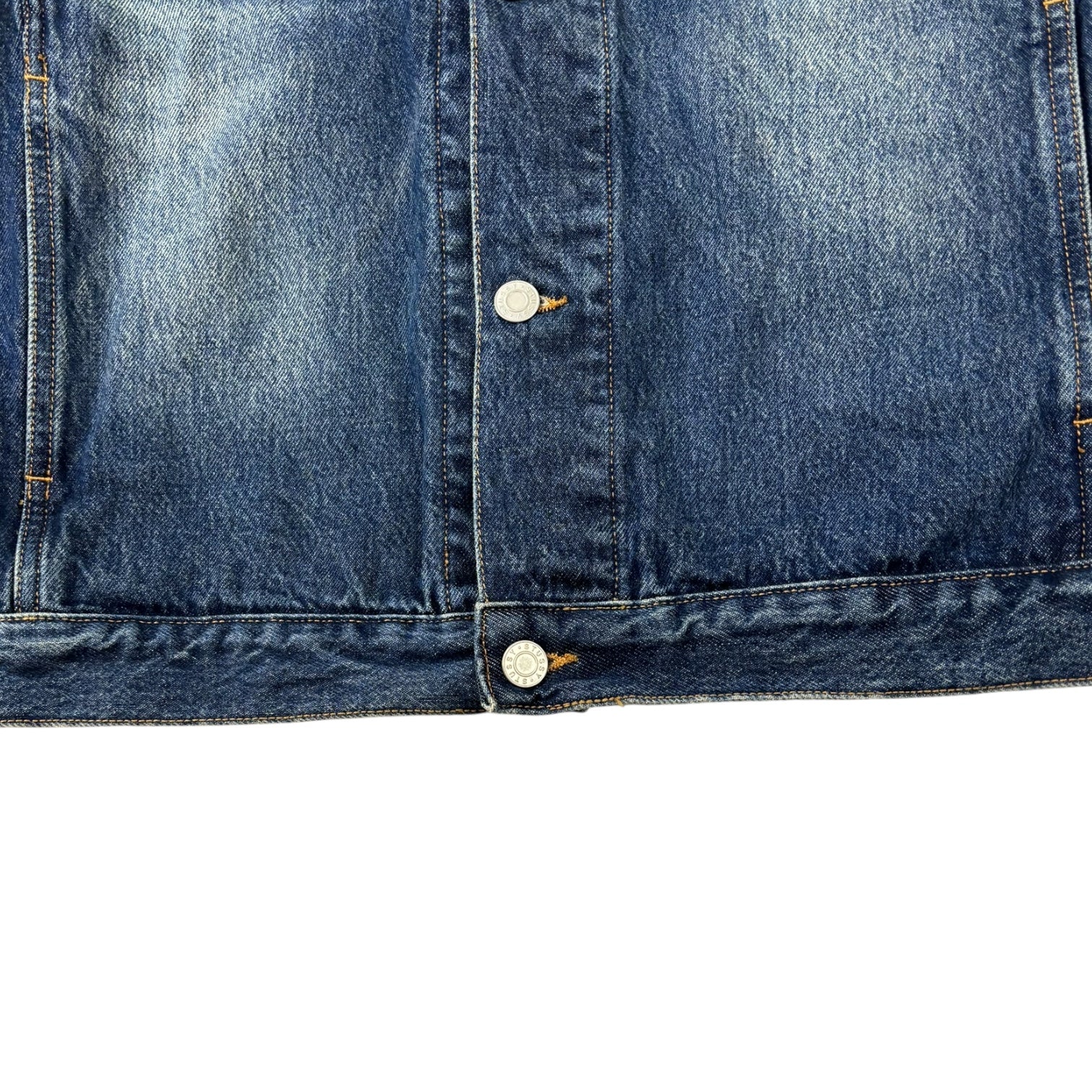 Stussy Denim Trucker Jacket Vintage Indigo Wash