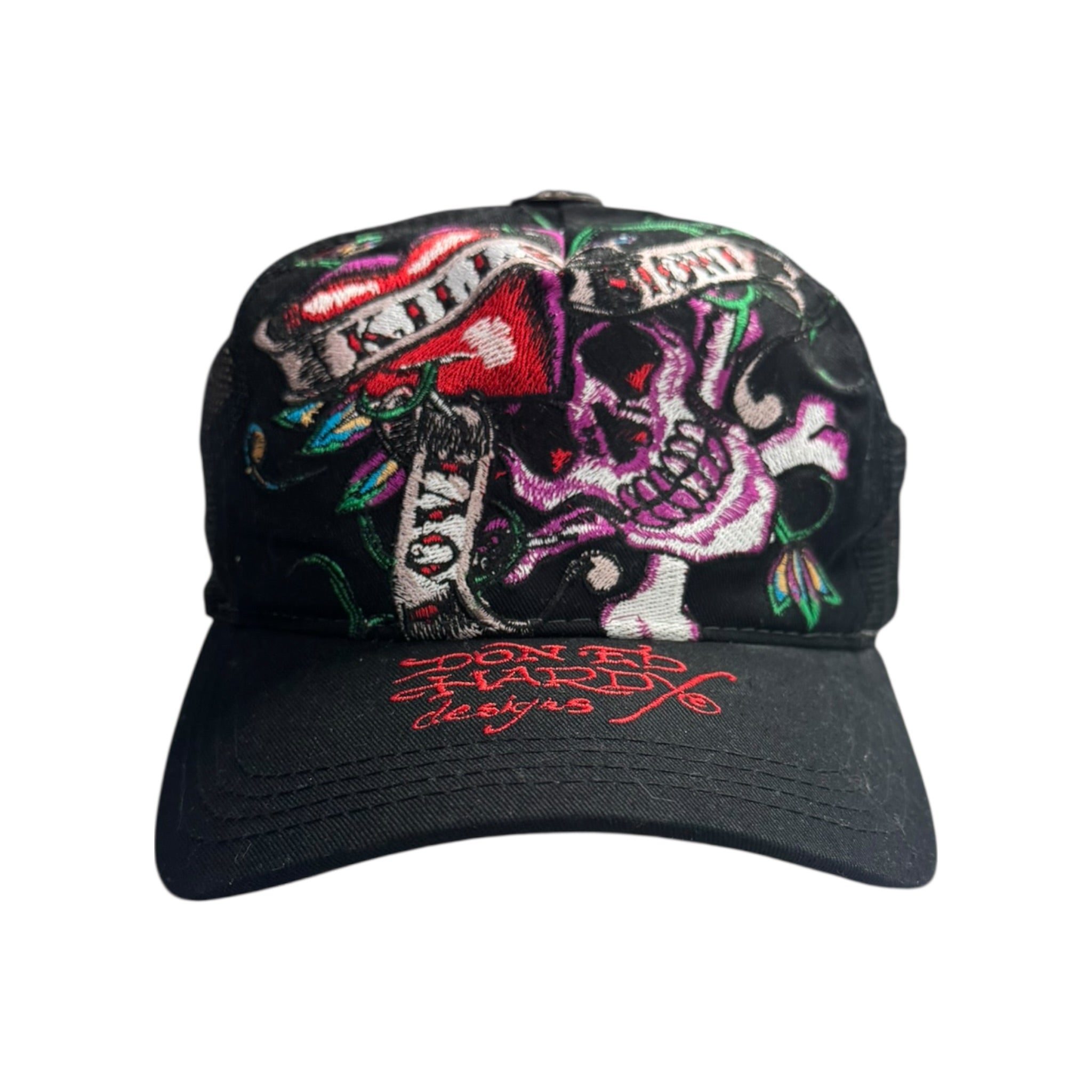 Vintage Y2K Ed Hardy Embroidered Hat