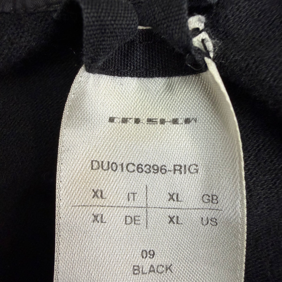 Rick Owens DRKSHDW Edfu Strobe Cargo Drawstring Pants Black