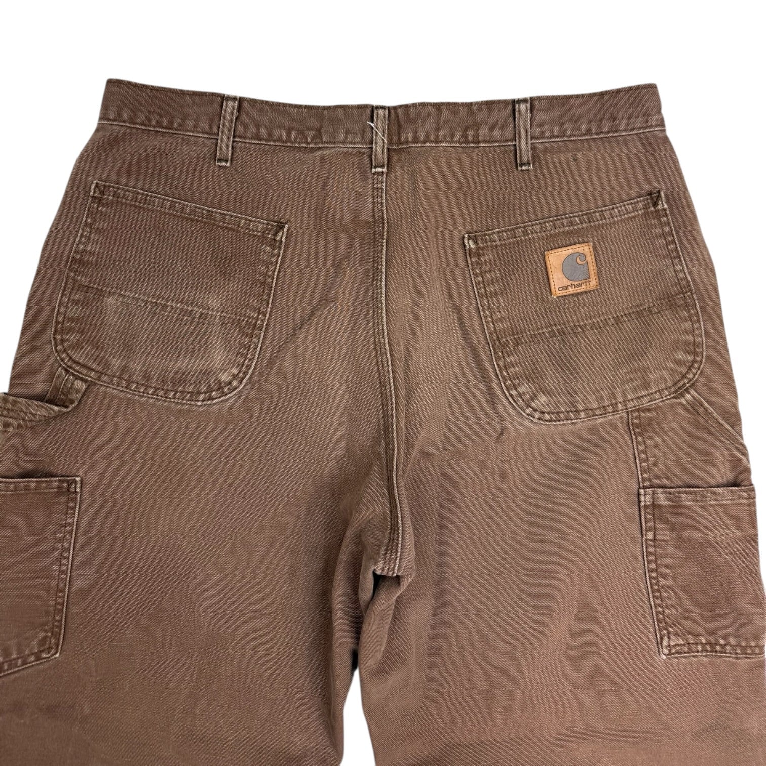 Vintage Carhartt Dungaree Denim Pants Light Brown