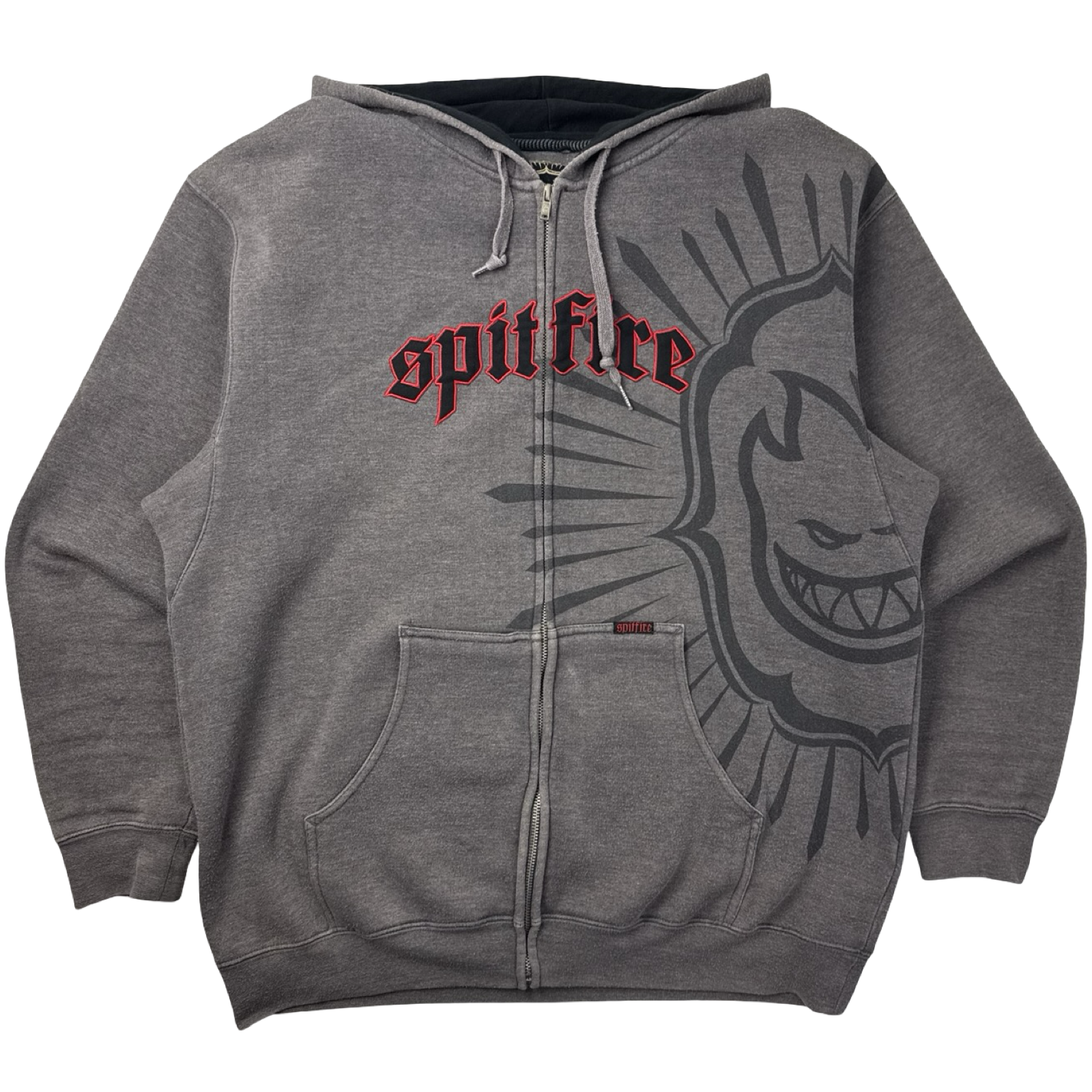 Vintage Y2K Spitfire Spellout Zip Up Hoodie
