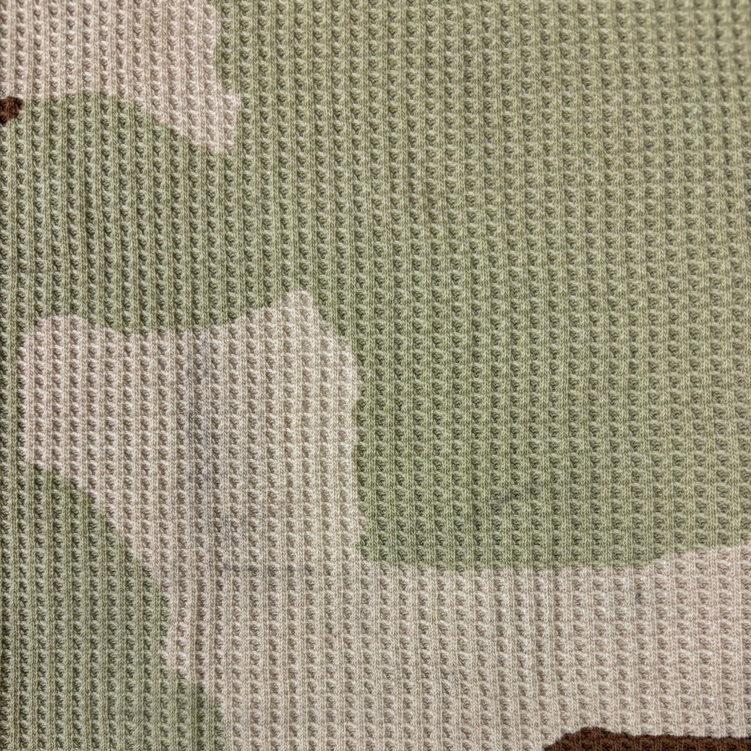 Stussy Raglan Thermal Sand Camo